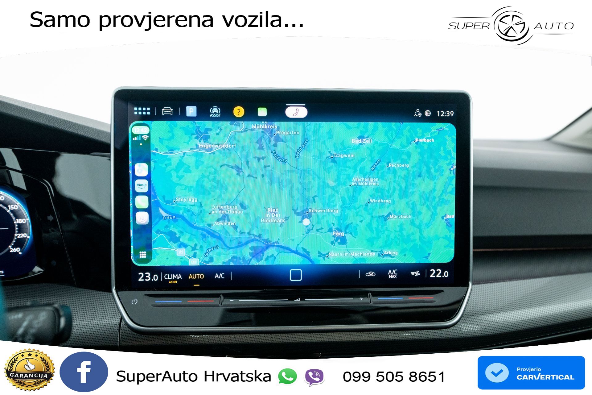 VW Golf VIII 2.0 TDI DSG Style 150 KS, ACC+KAM+VIRT+MASAŽA