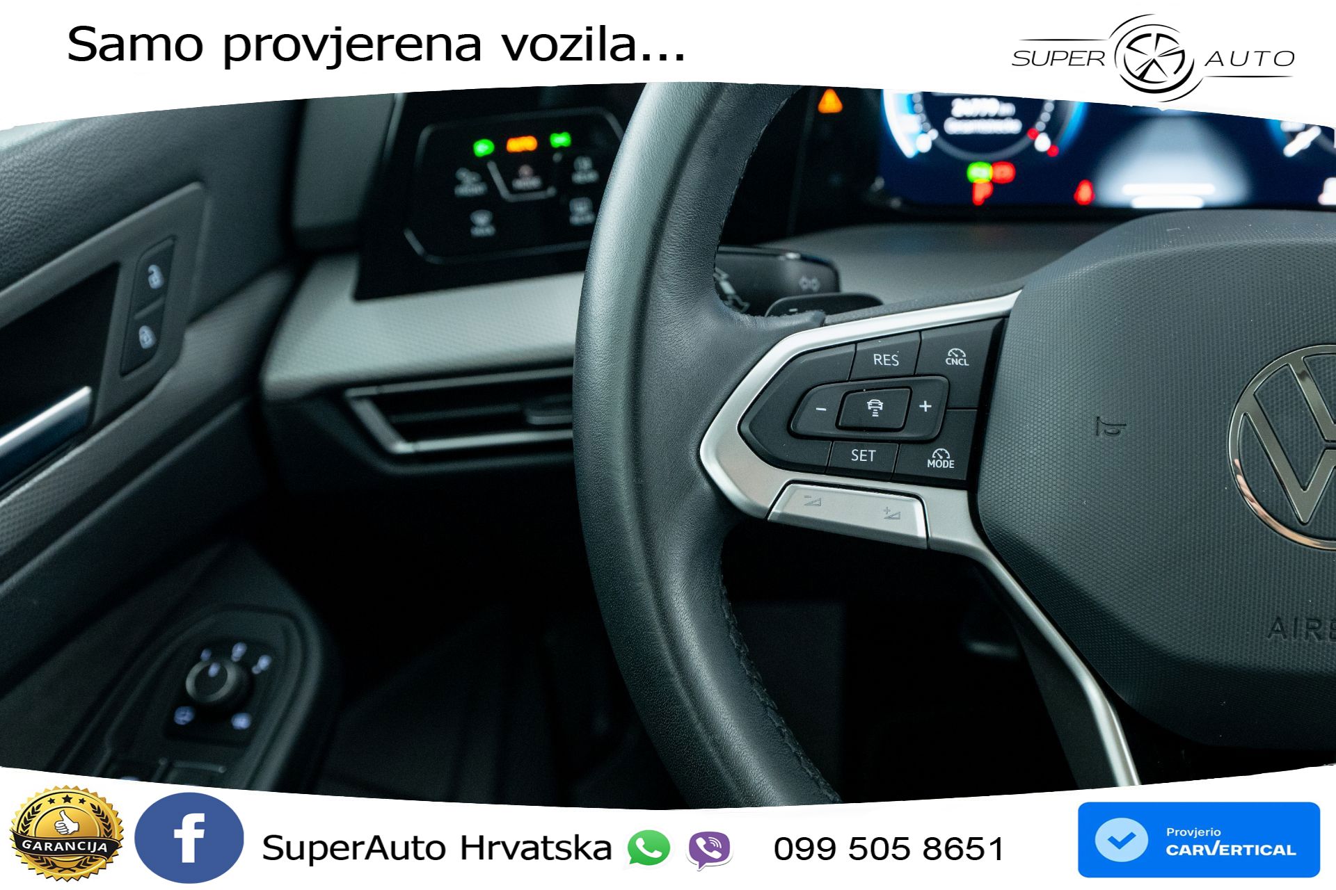 VW Golf VIII 2.0 TDI DSG Style 150 KS, ACC+KAM+VIRT+MASAŽA