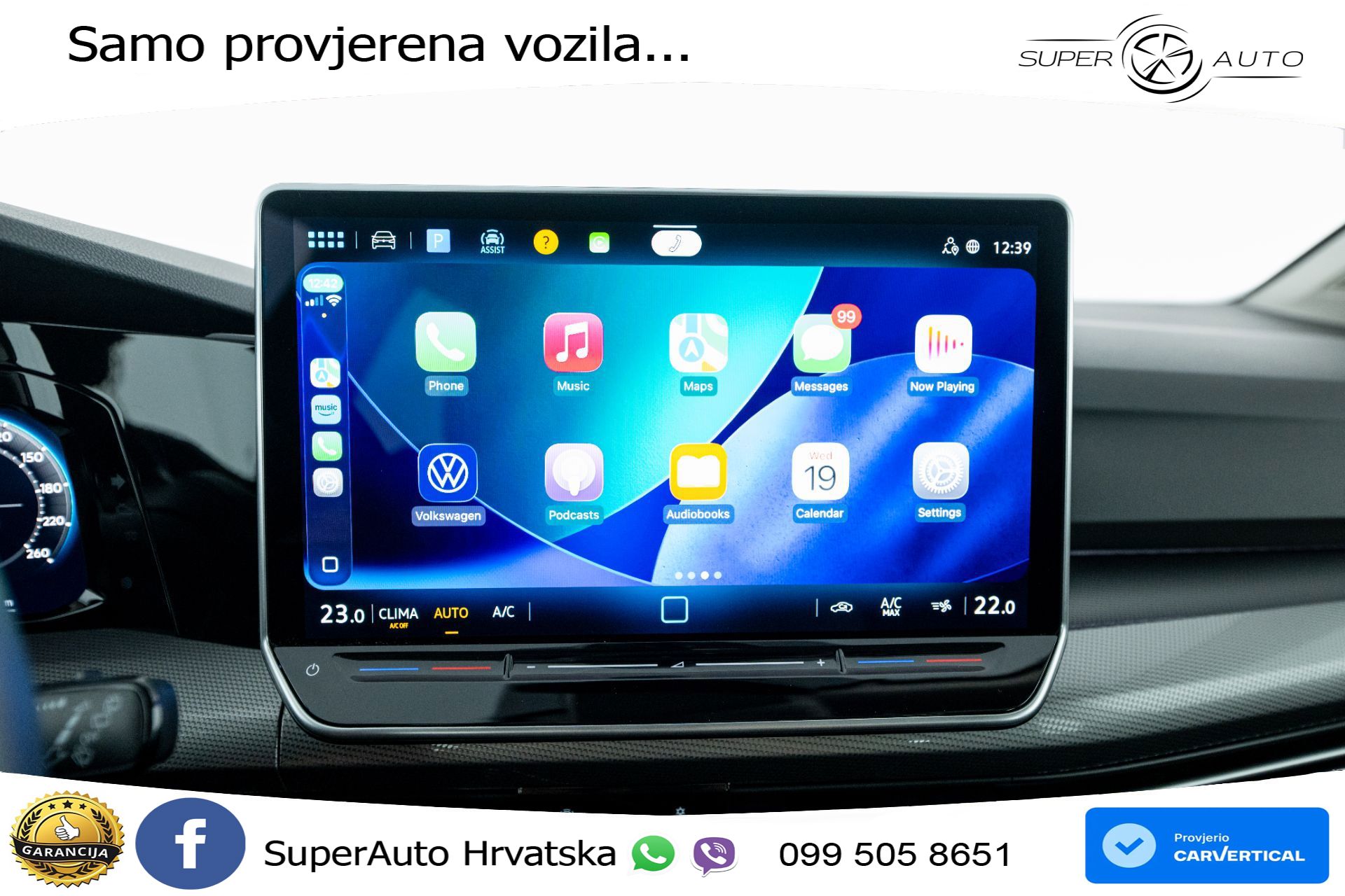 VW Golf VIII 2.0 TDI DSG Style 150 KS, ACC+KAM+VIRT+MASAŽA
