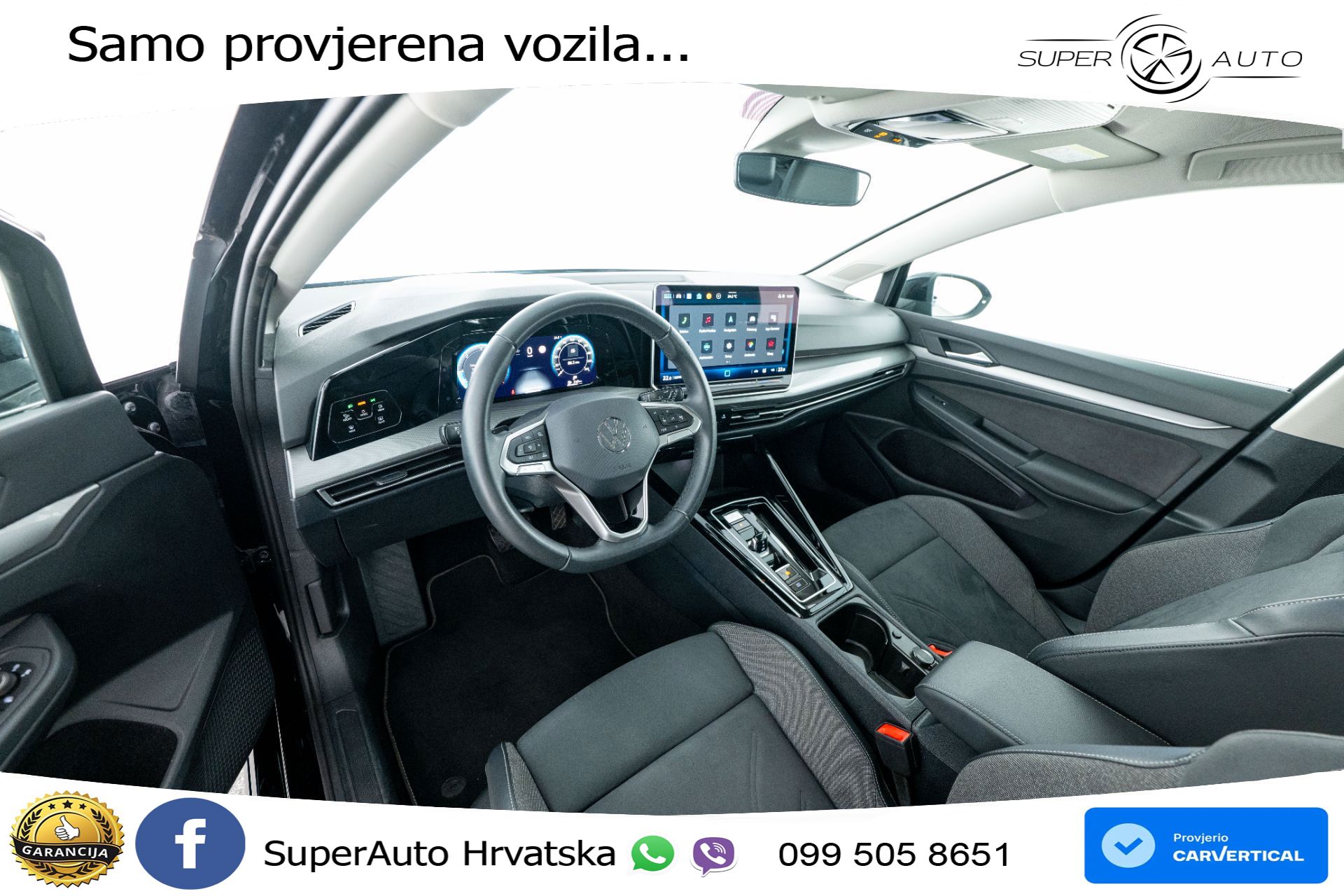 VW Golf VIII 2.0 TDI DSG Style 150 KS, ACC+KAM+VIRT+MASAŽA