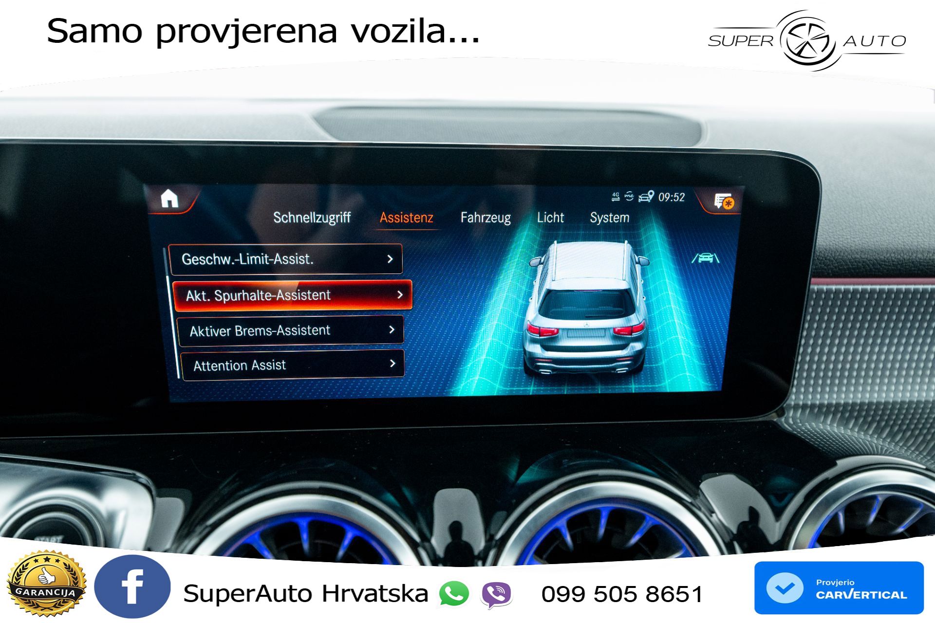 Mercedes GLB 200 4M DCT Progressive 163 KS, LED+PANO+KAM+PDC