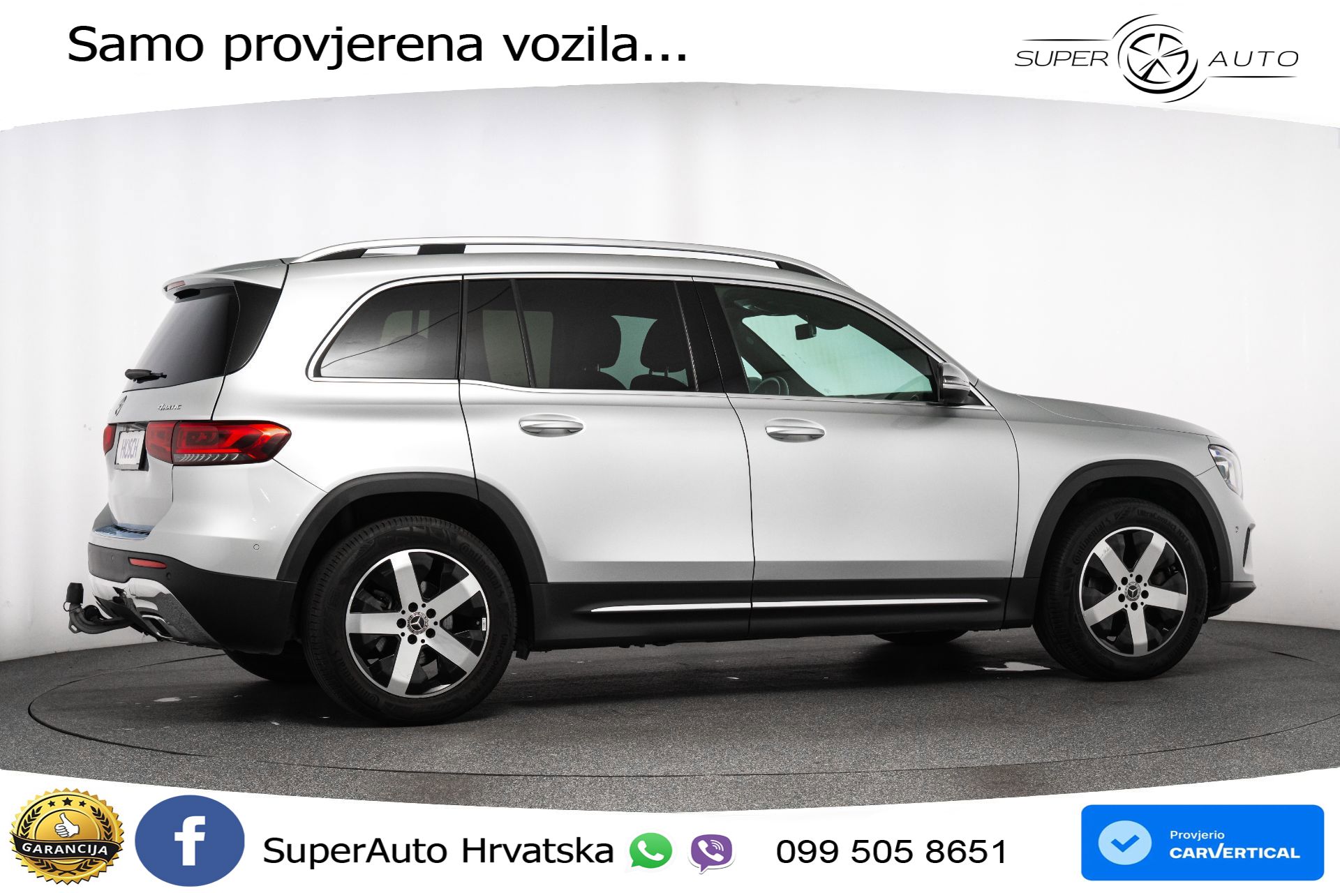 Mercedes GLB 200 4M DCT Progressive 163 KS, LED+PANO+KAM+PDC