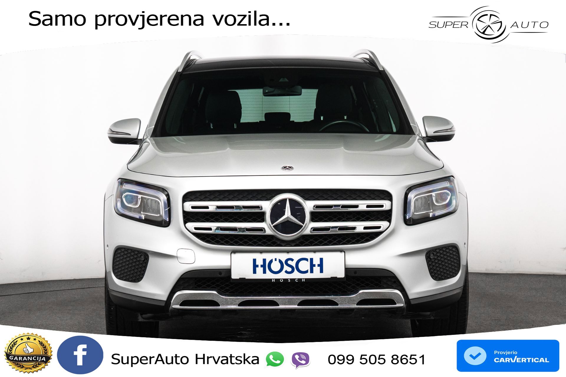 Mercedes GLB 200 4M DCT Progressive 163 KS, LED+PANO+KAM+PDC