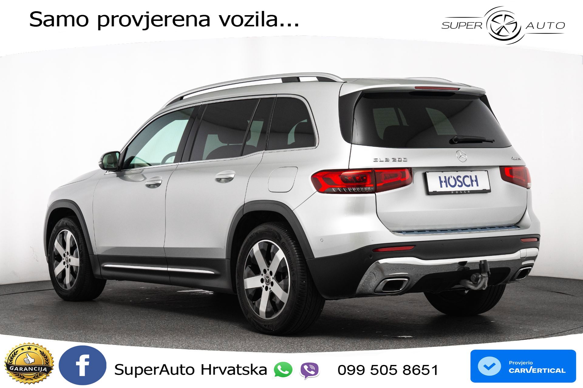 Mercedes GLB 200 4M DCT Progressive 163 KS, LED+PANO+KAM+PDC