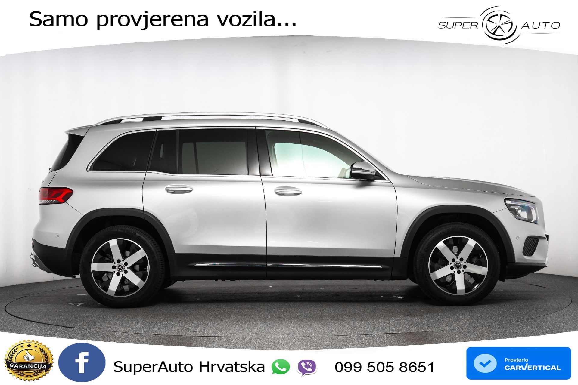 Mercedes GLB 200 4M DCT Progressive 163 KS, LED+PANO+KAM+PDC