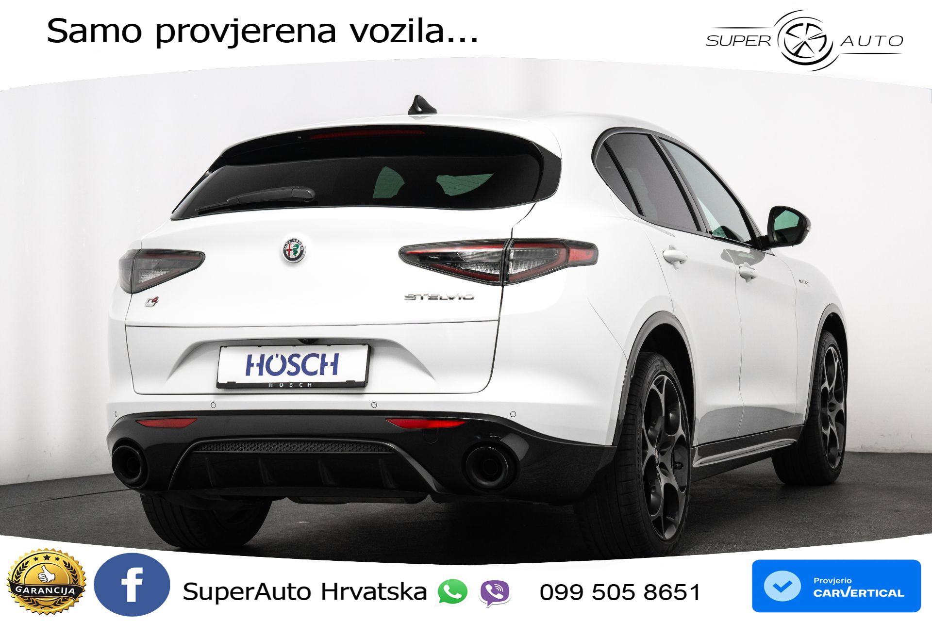 Alfa Romeo Stelvio 2.2 JTDM Q4 Aut. Veloce 209 KS, ACC+KAM+GR SJED+VIRT+NAVI