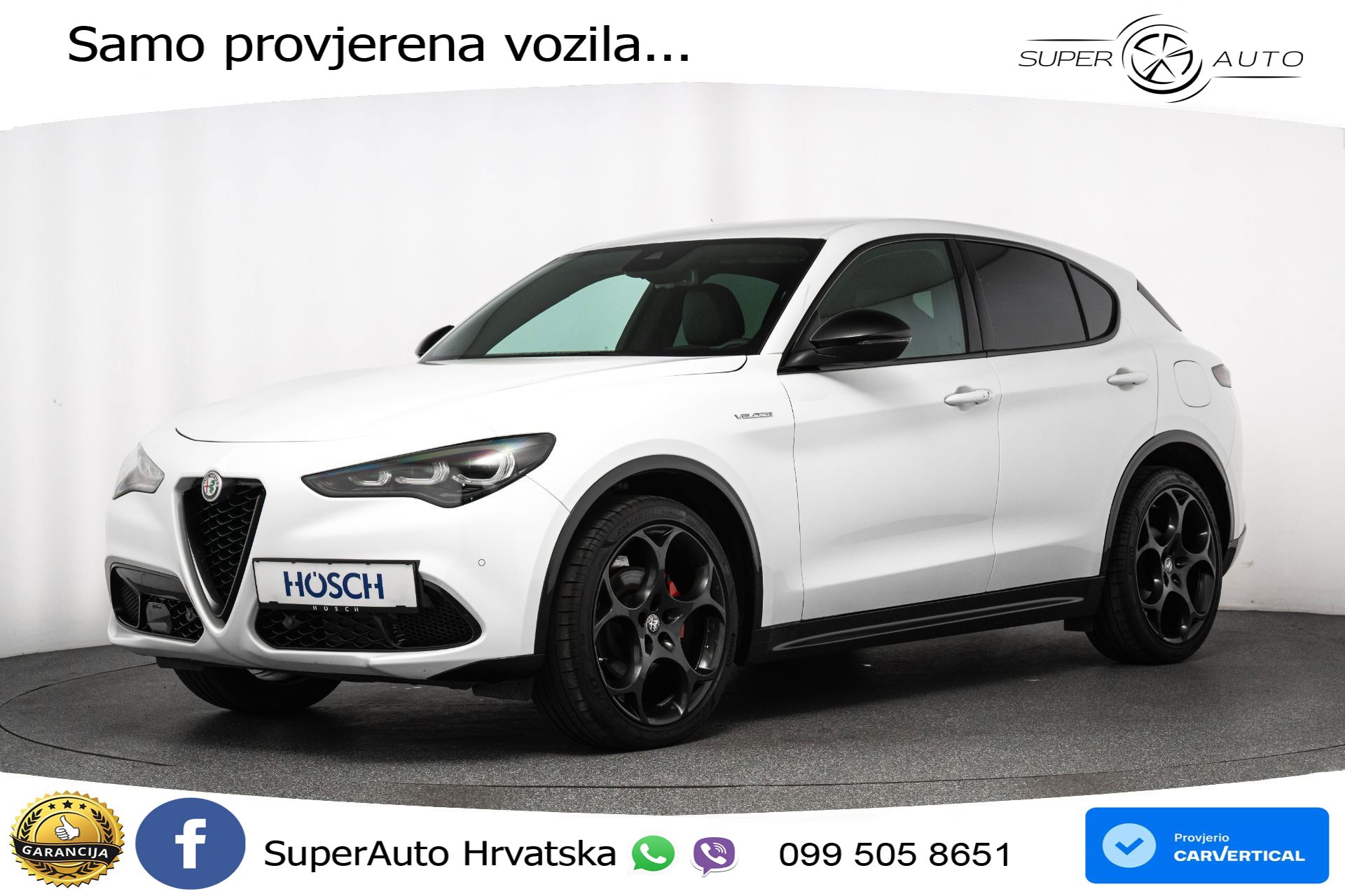 Alfa Romeo Stelvio 2.2 JTDM Q4 Aut. Veloce 209 KS, ACC+KAM+GR SJED+VIRT+NAVI