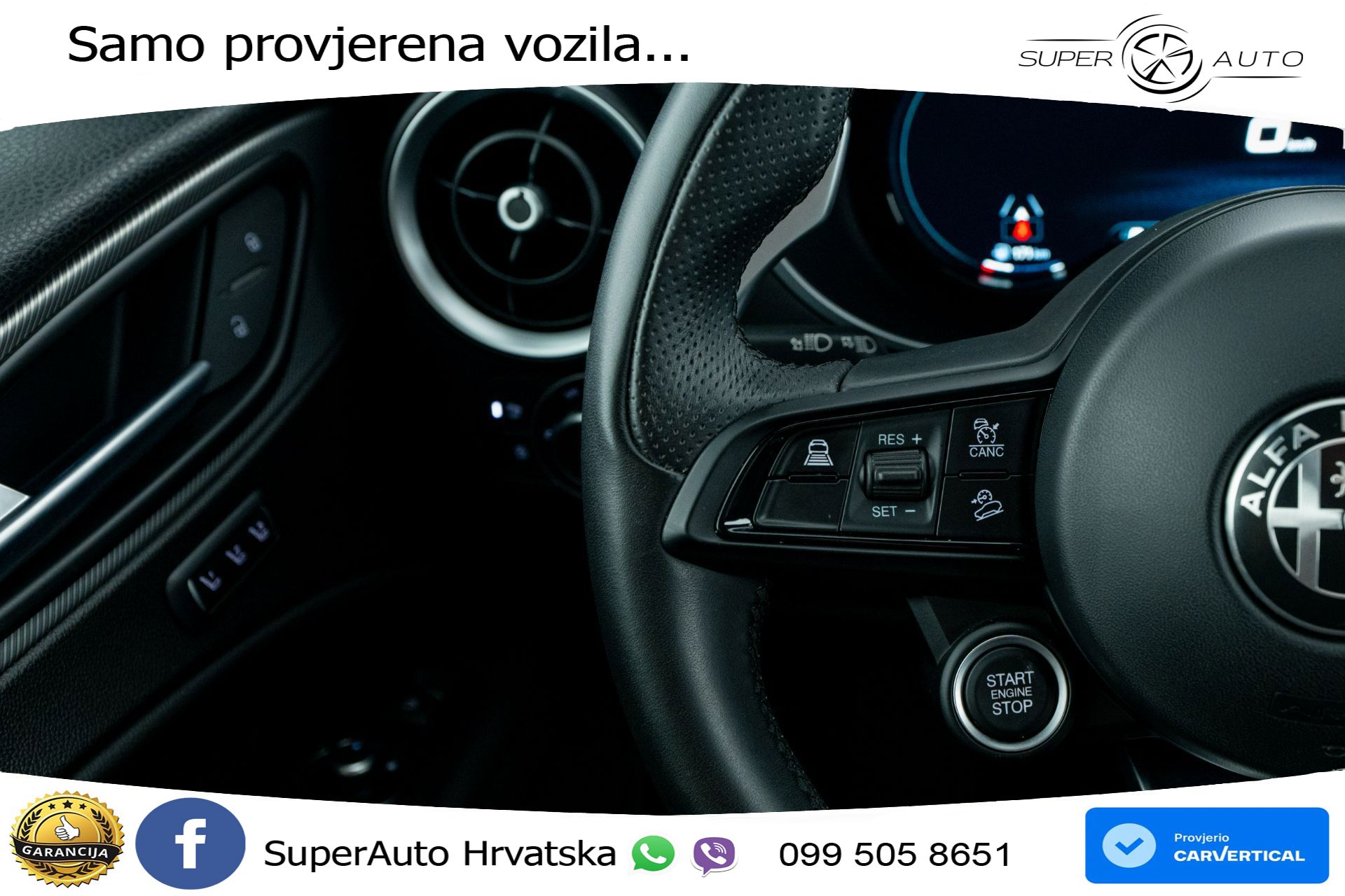 Alfa Romeo Stelvio 2.2 JTDM Q4 Aut. Veloce 209 KS, ACC+KAM+GR SJED+VIRT+NAVI