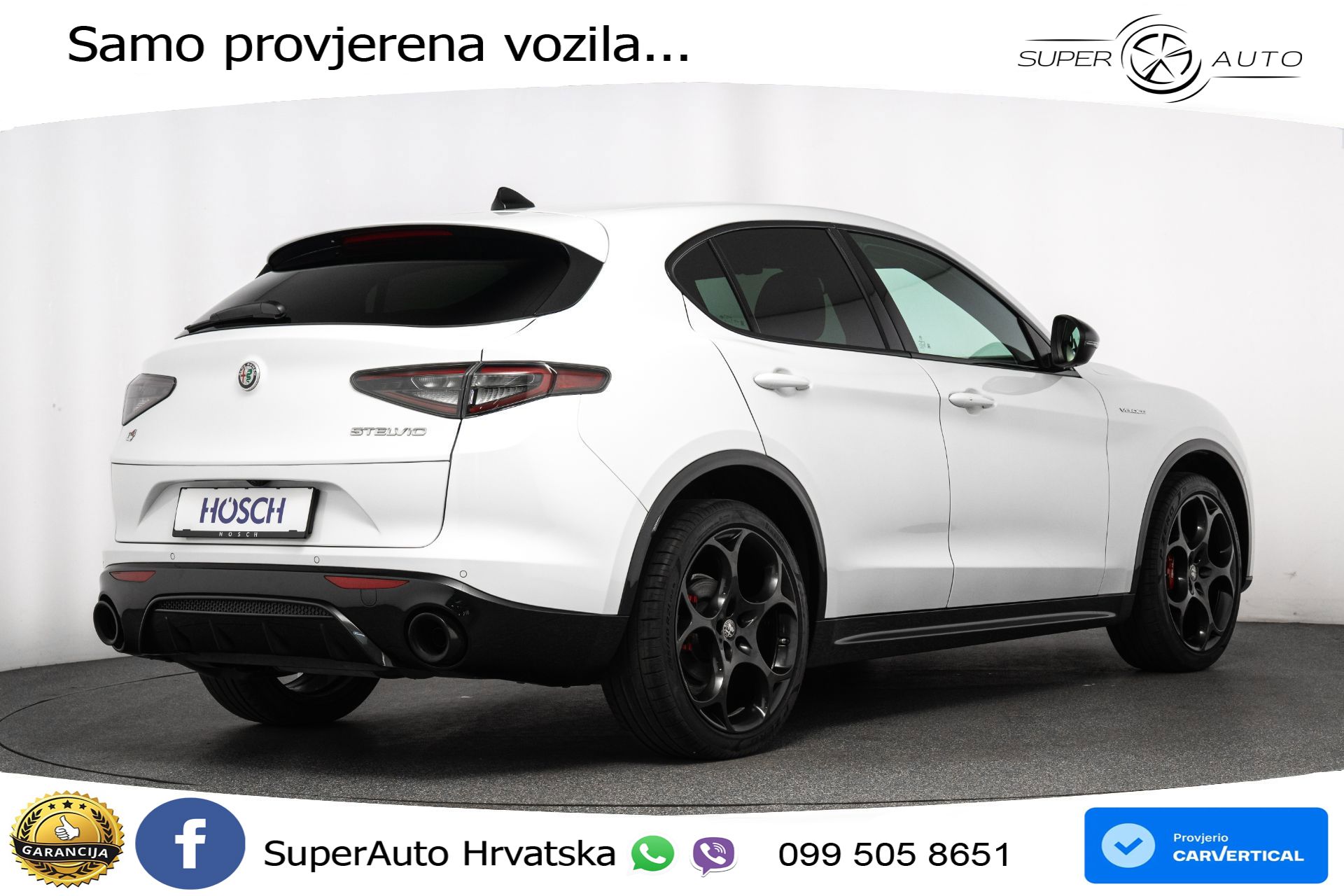 Alfa Romeo Stelvio 2.2 JTDM Q4 Aut. Veloce 209 KS, ACC+KAM+GR SJED+VIRT+NAVI