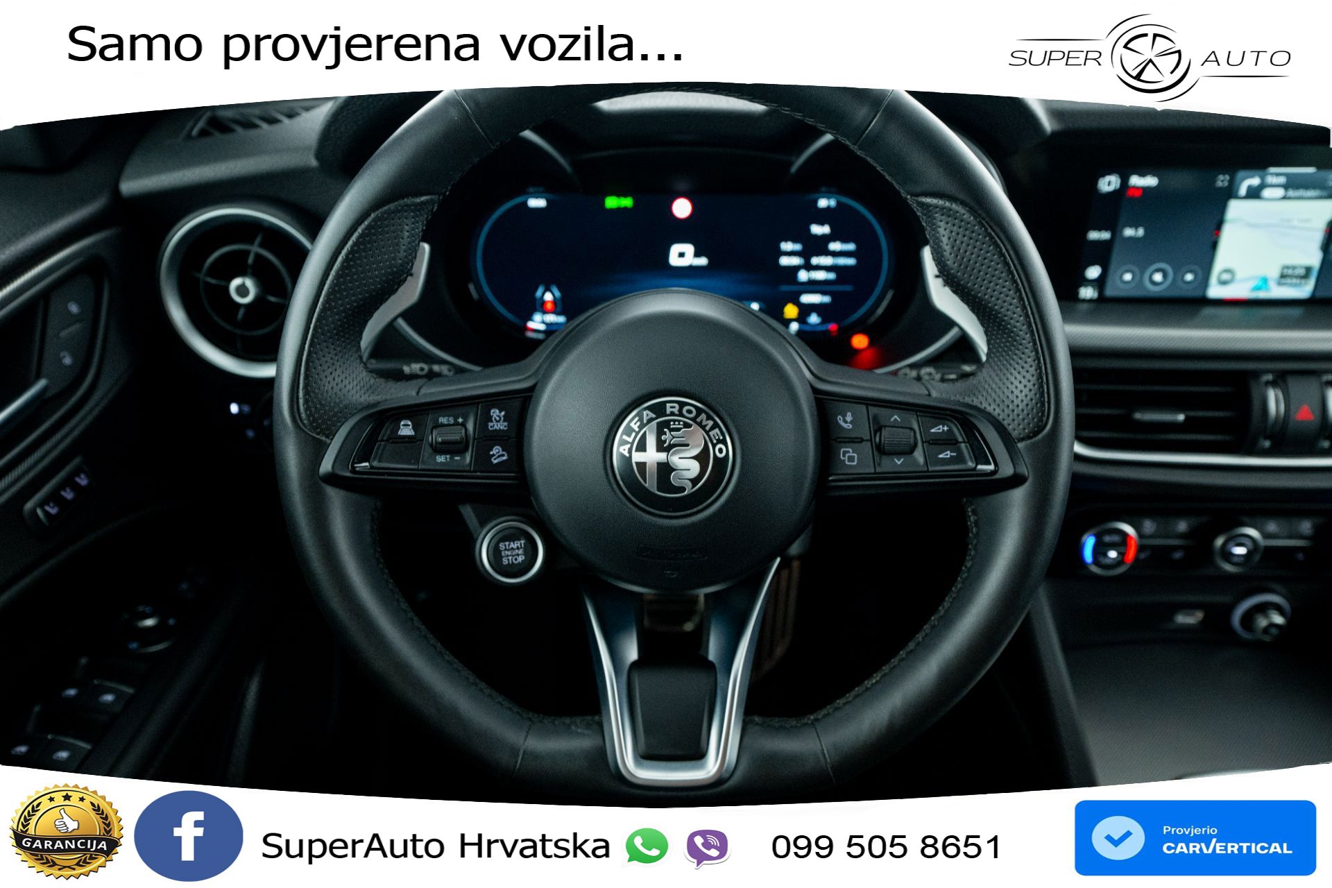 Alfa Romeo Stelvio 2.2 JTDM Q4 Aut. Veloce 209 KS, ACC+KAM+GR SJED+VIRT+NAVI
