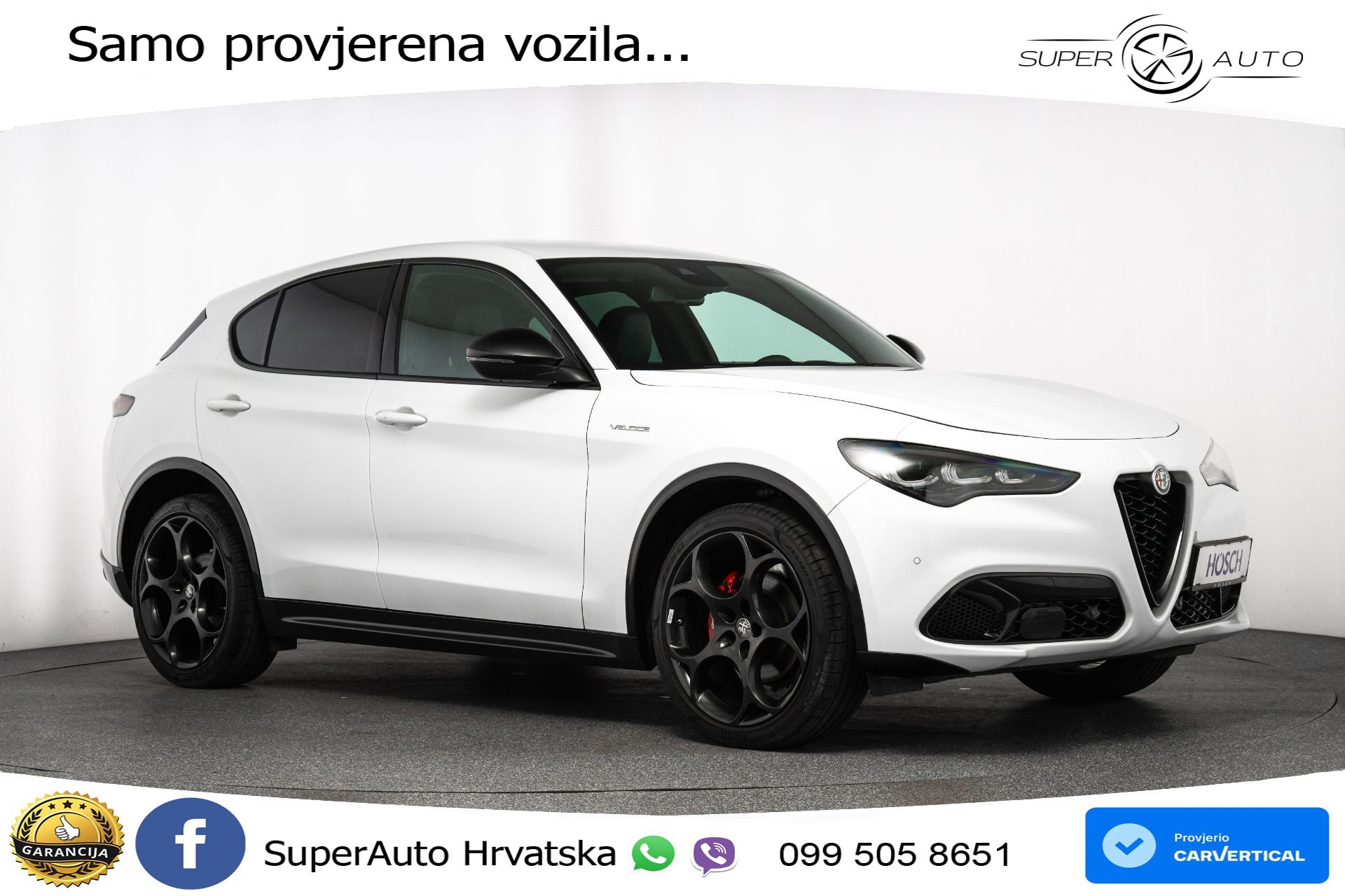 Alfa Romeo Stelvio 2.2 JTDM Q4 Aut. Veloce 209 KS, ACC+KAM+GR SJED+VIRT+NAVI
