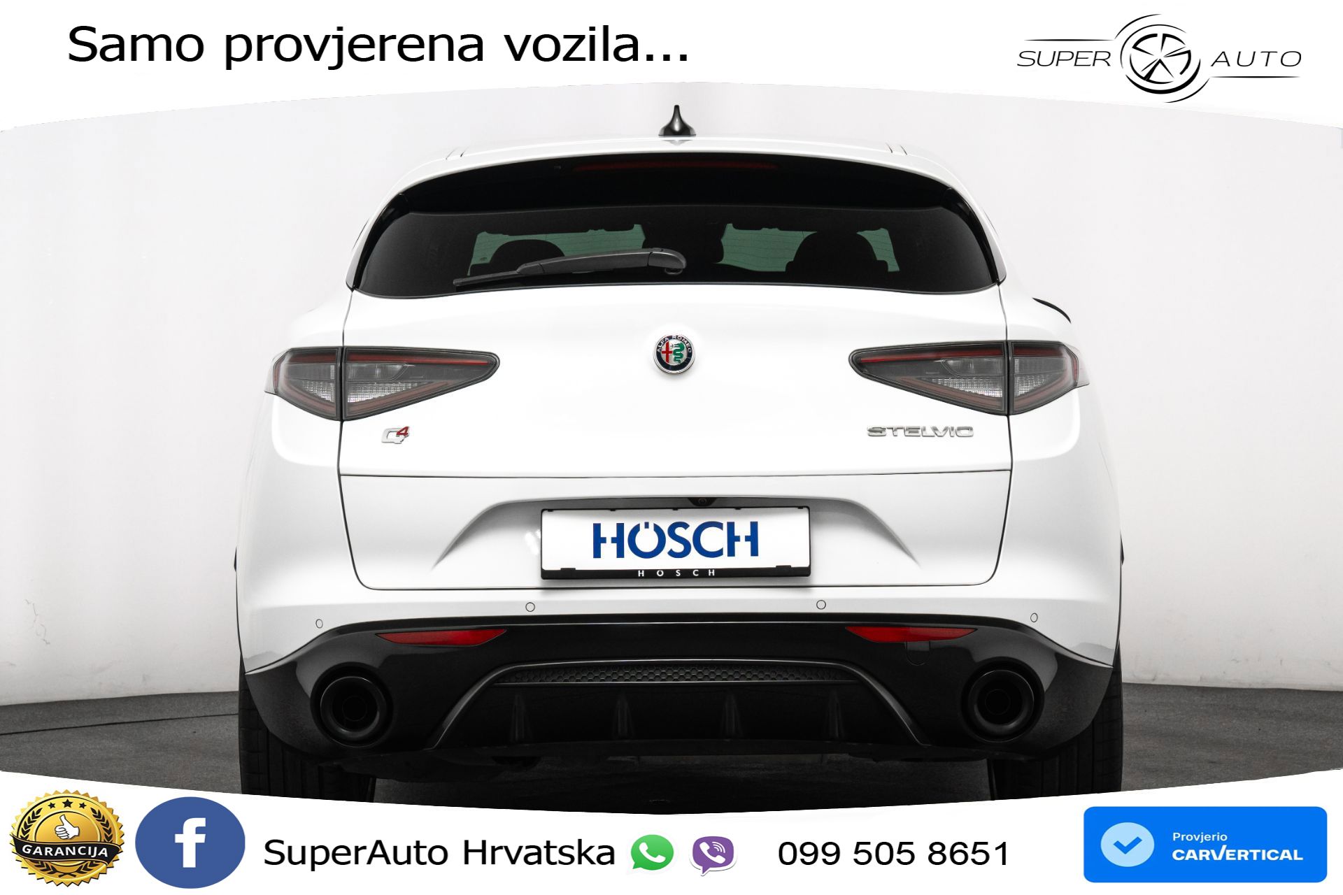 Alfa Romeo Stelvio 2.2 JTDM Q4 Aut. Veloce 209 KS, ACC+KAM+GR SJED+VIRT+NAVI