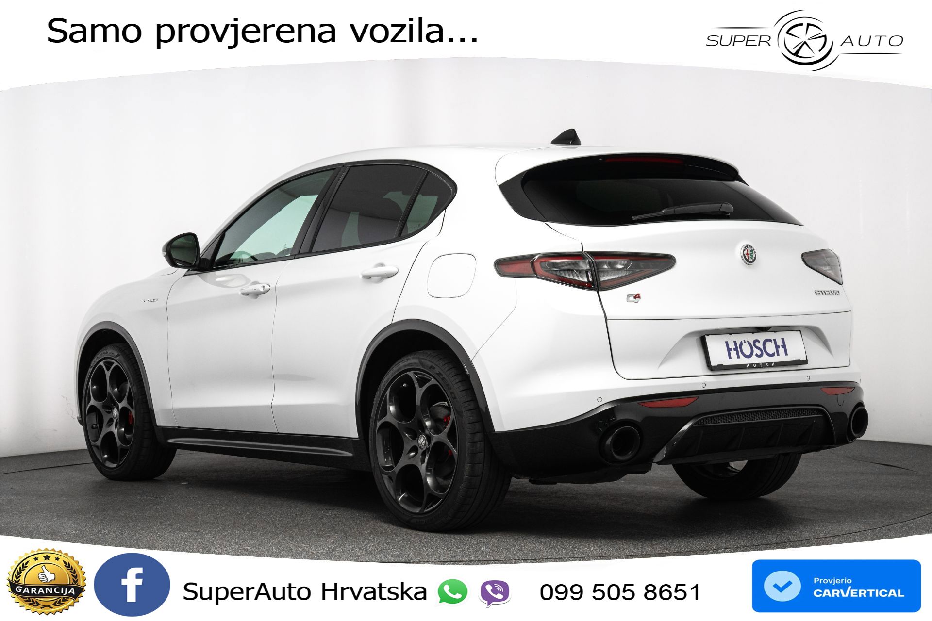 Alfa Romeo Stelvio 2.2 JTDM Q4 Aut. Veloce 209 KS, ACC+KAM+GR SJED+VIRT+NAVI