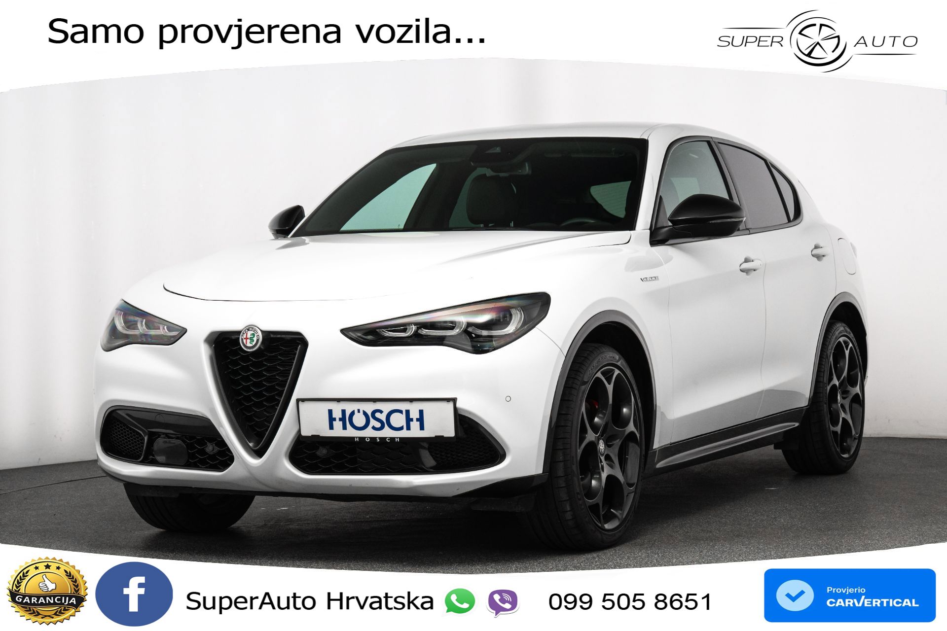 Alfa Romeo Stelvio 2.2 JTDM Q4 Aut. Veloce 209 KS, ACC+KAM+GR SJED+VIRT+NAVI