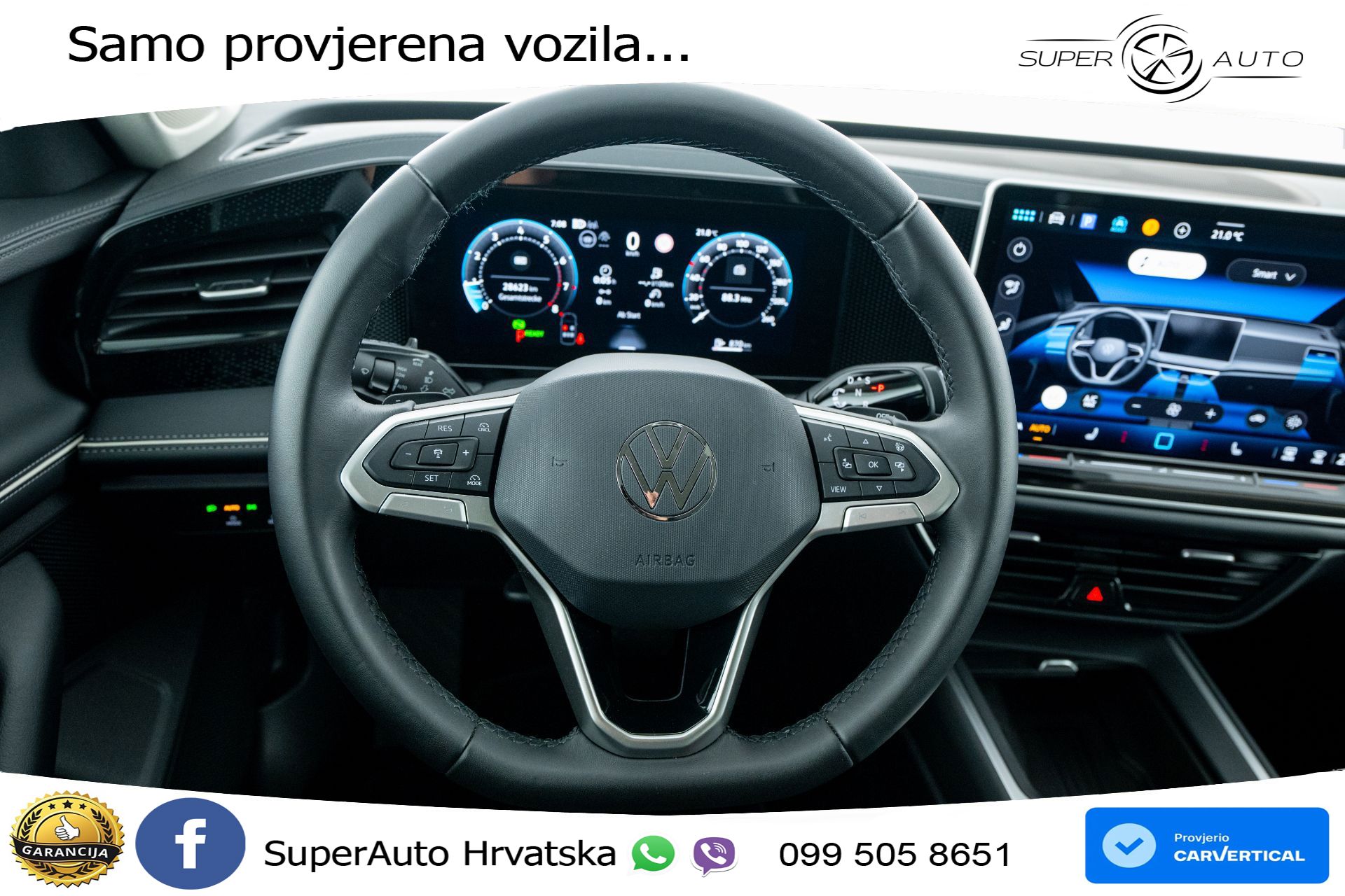 VW Passat Variant 1.5 eTSI DSG Business 150 KS, ACC+360+GR SJED+VIRT+NAVI+MASAŽA