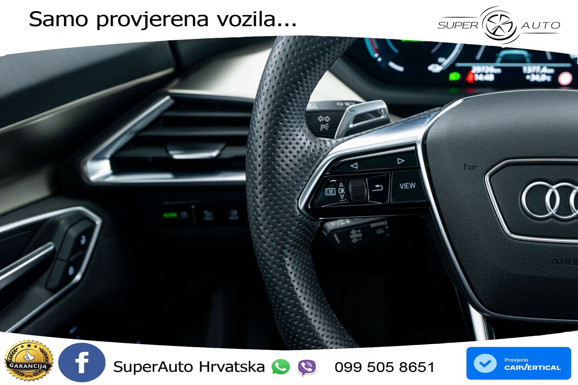 Audi e-tron GT RS 93.4 kWh quattro 598 KS, MATRIX+ZRAČNI+GR SJED+PANO+360