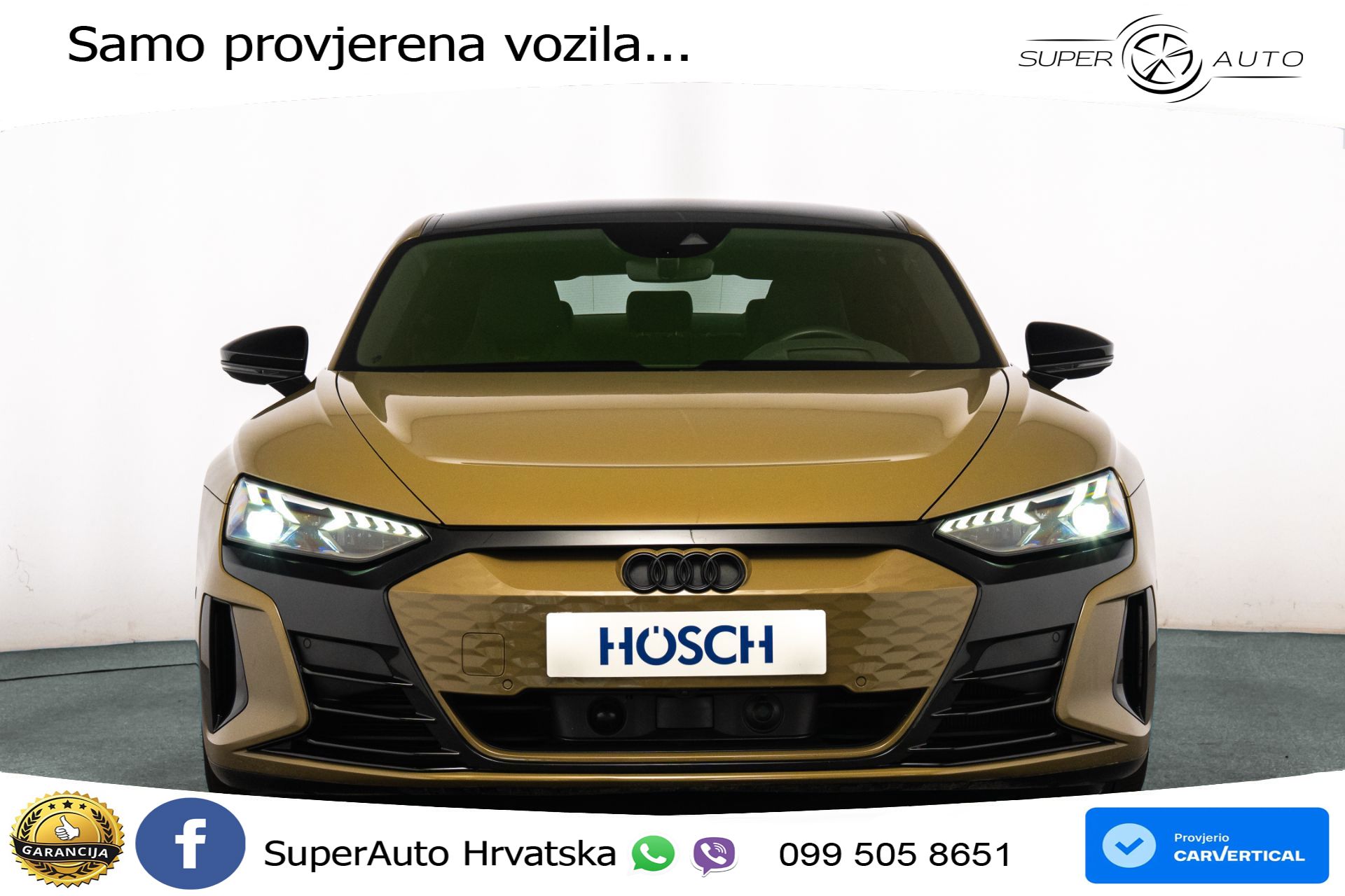 Audi e-tron GT RS 93.4 kWh quattro 598 KS, MATRIX+ZRAČNI+GR SJED+PANO+360