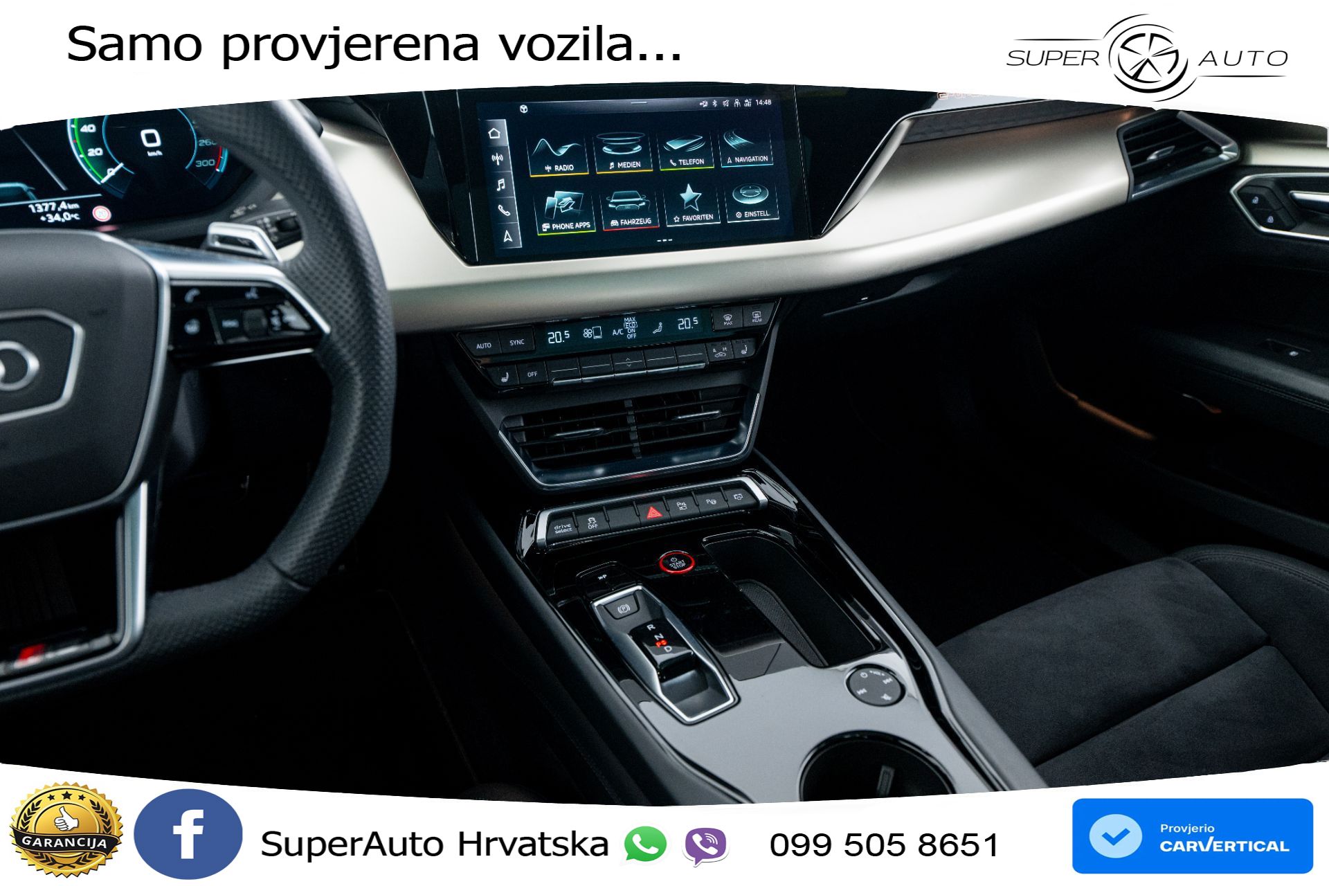 Audi e-tron GT RS 93.4 kWh quattro 598 KS, MATRIX+ZRAČNI+GR SJED+PANO+360