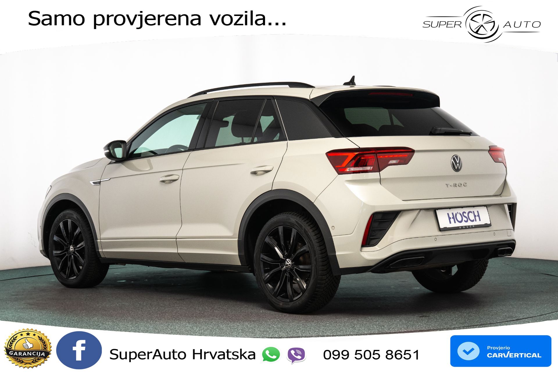 VW T-Roc 1.0 TSI R-Line 110 KS, ACC+GR SJED+VIRT