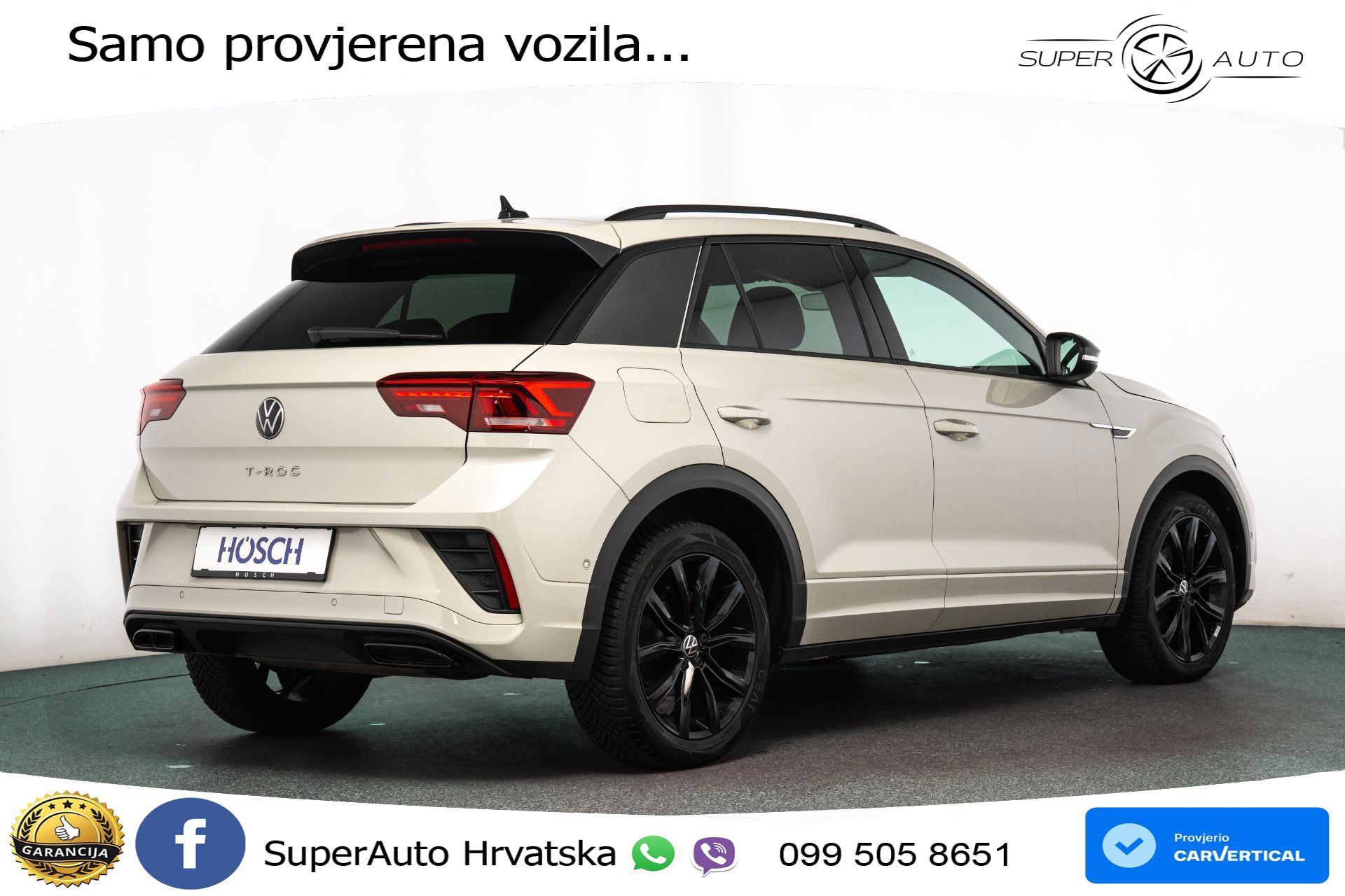 VW T-Roc 1.0 TSI R-Line 110 KS, ACC+GR SJED+VIRT