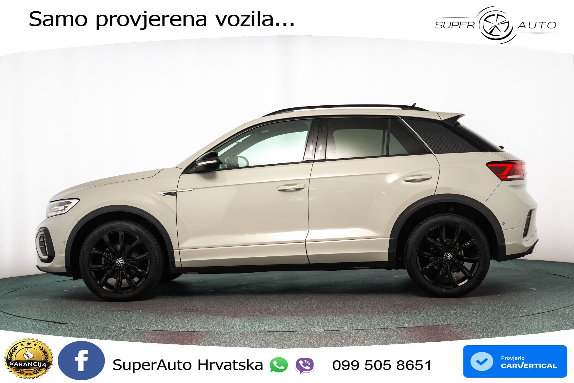 VW T-Roc 1.0 TSI R-Line 110 KS, ACC+GR SJED+VIRT