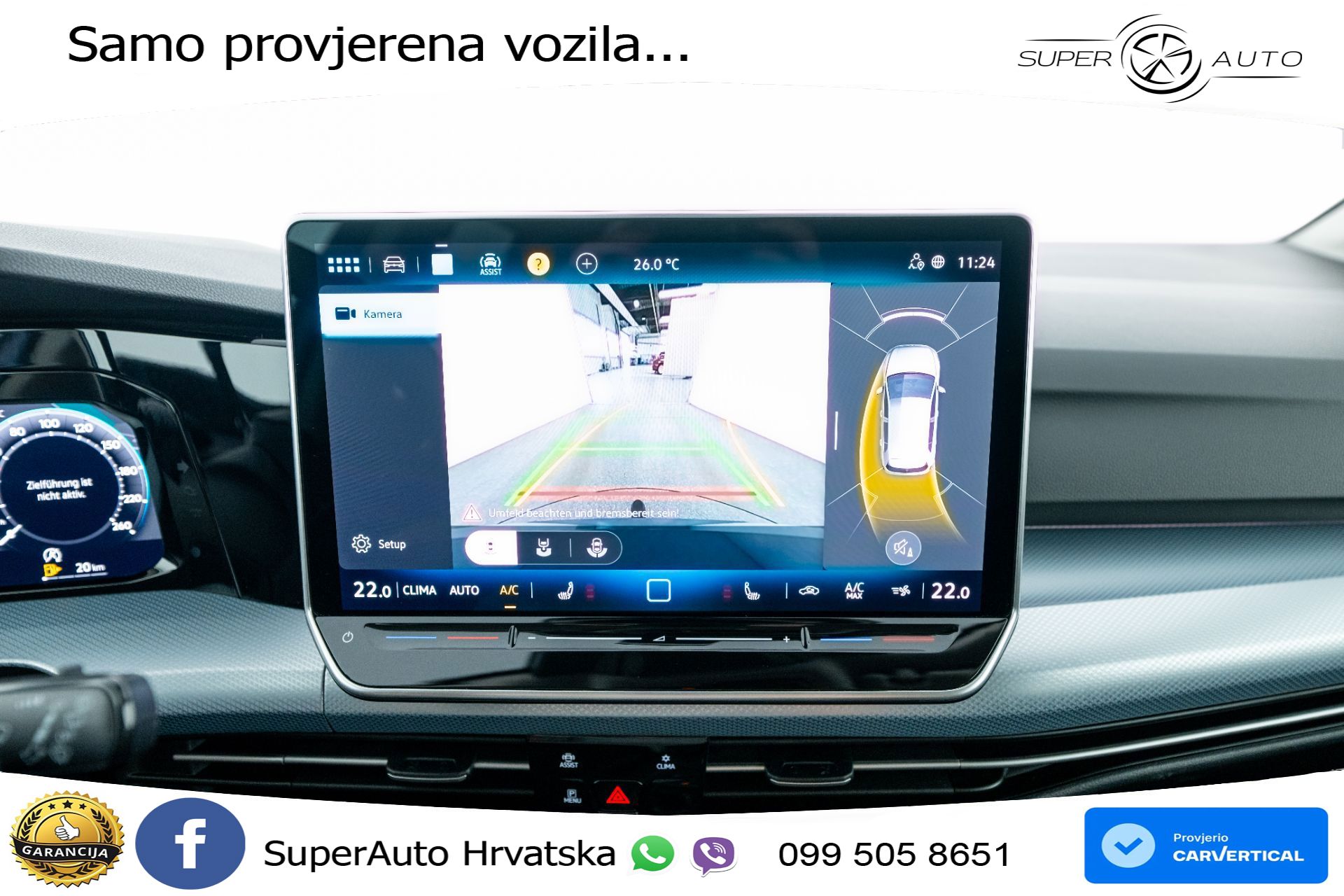 VW Golf 8 2.0 TDI DSG Life 150 KS, LED+ACC+GR SJED+KAM+VIRT+PDC
