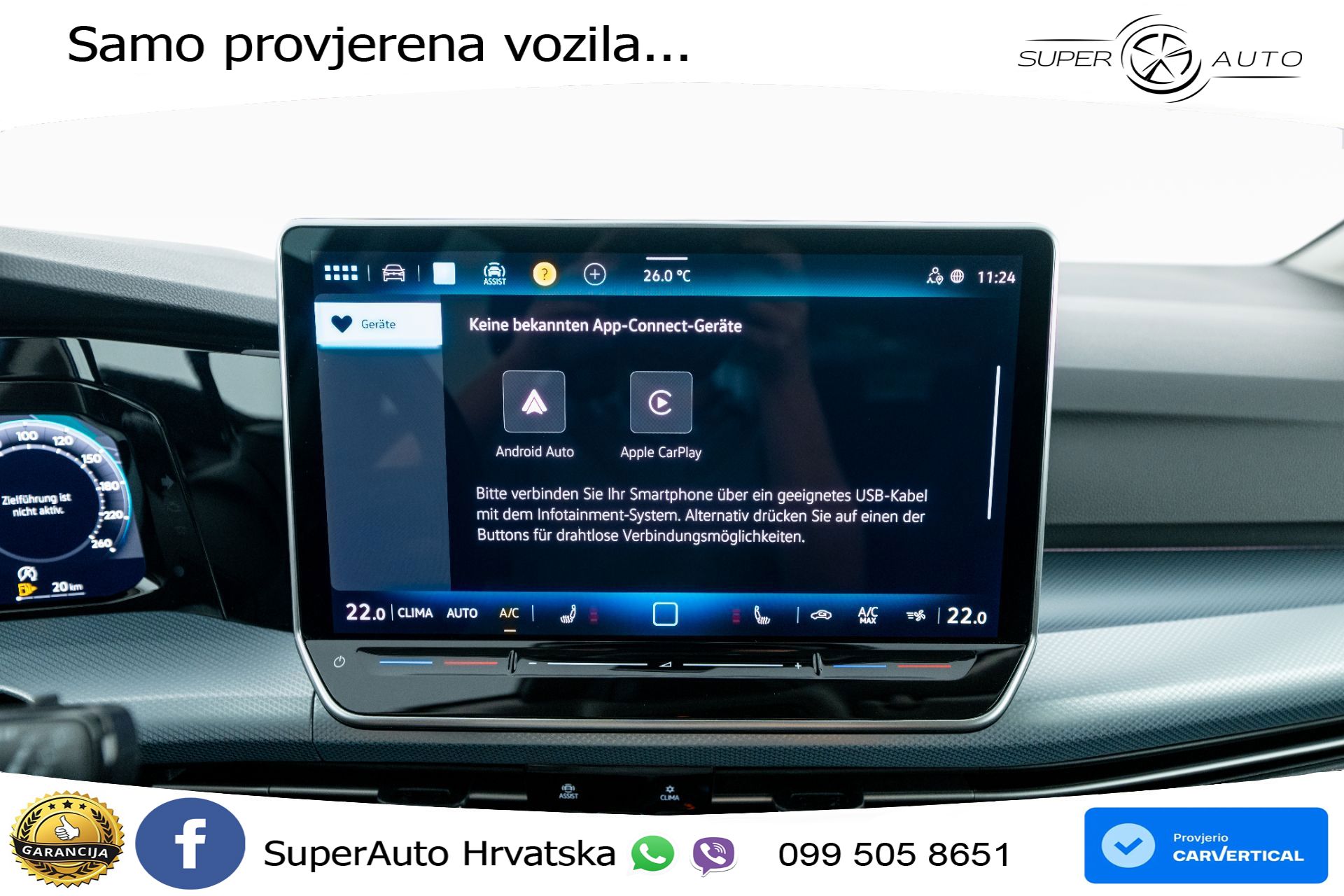 VW Golf 8 2.0 TDI DSG Life 150 KS, LED+ACC+GR SJED+KAM+VIRT+PDC