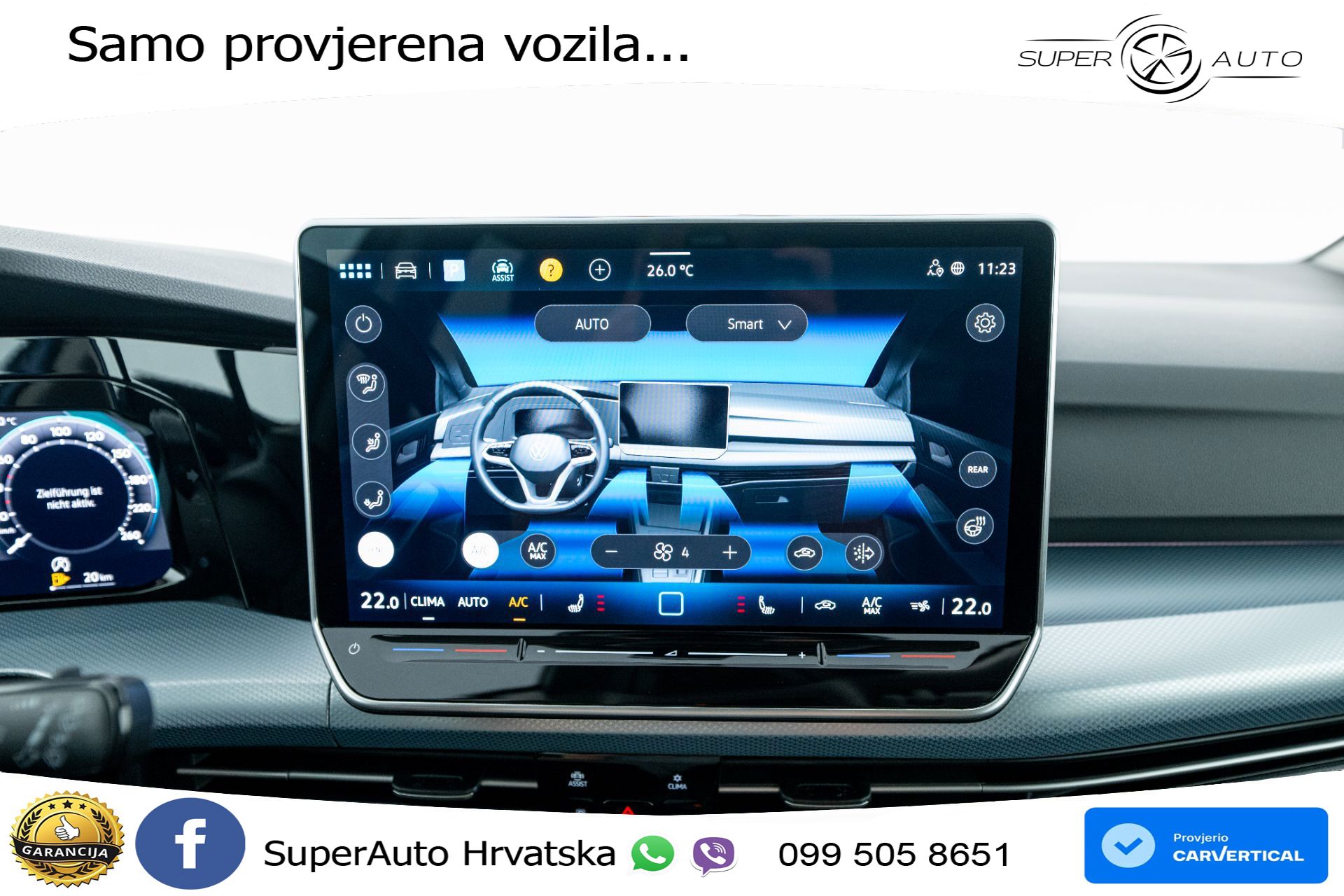 VW Golf 8 2.0 TDI DSG Life 150 KS, LED+ACC+GR SJED+KAM+VIRT+PDC