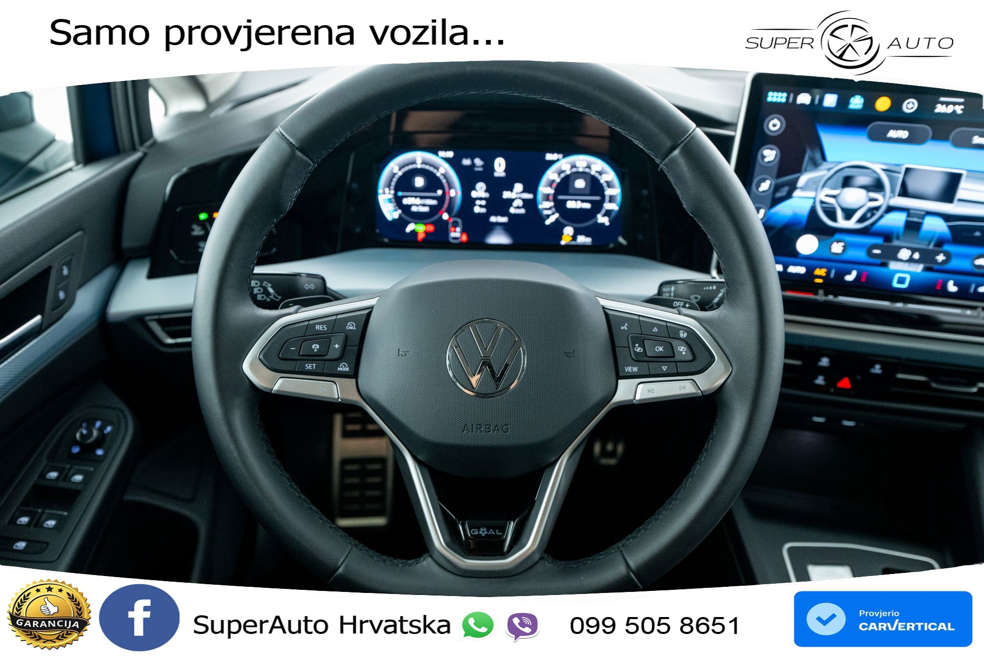 VW Golf 8 2.0 TDI DSG Life 150 KS, LED+ACC+GR SJED+KAM+VIRT+PDC