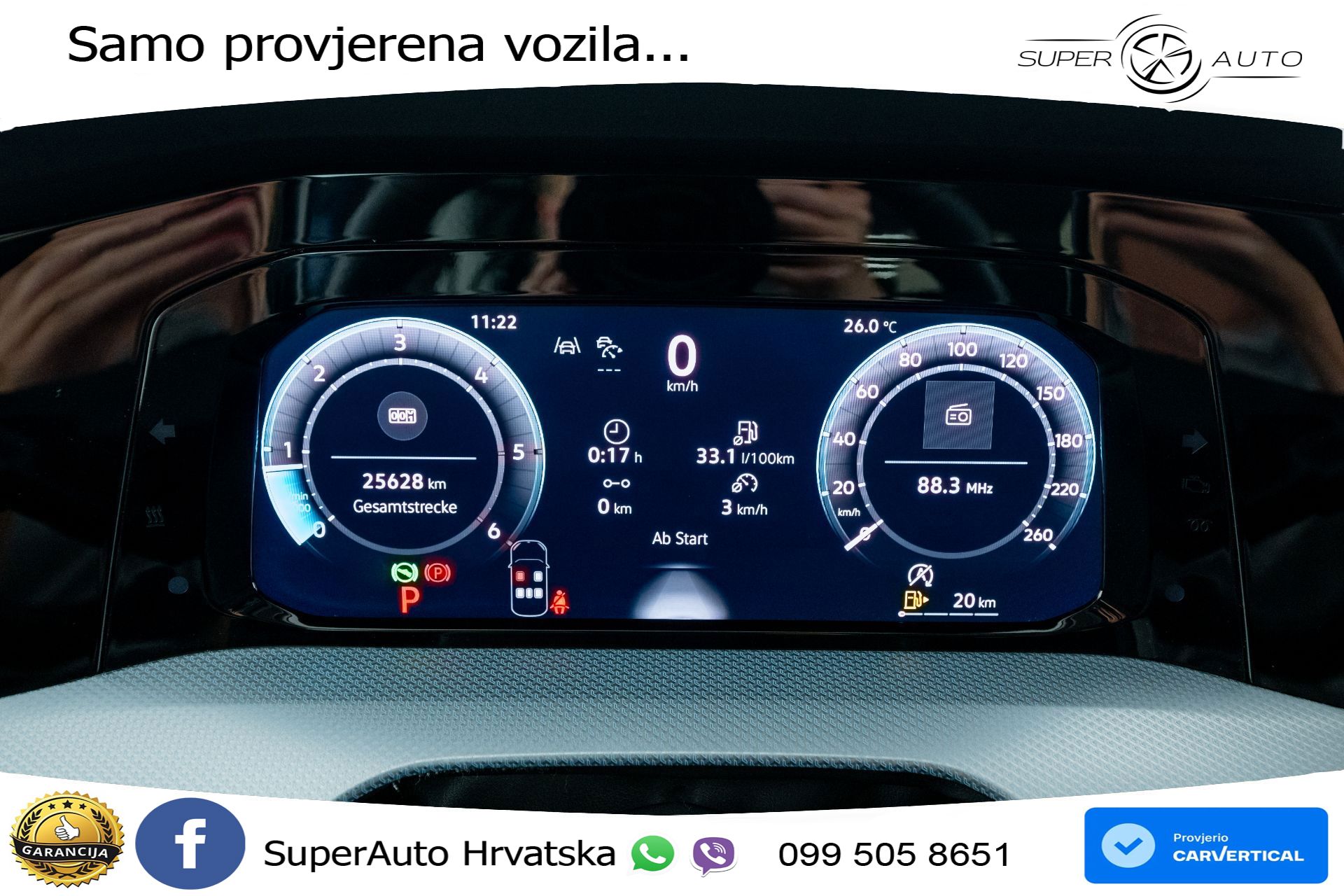 VW Golf 8 2.0 TDI DSG Life 150 KS, LED+ACC+GR SJED+KAM+VIRT+PDC
