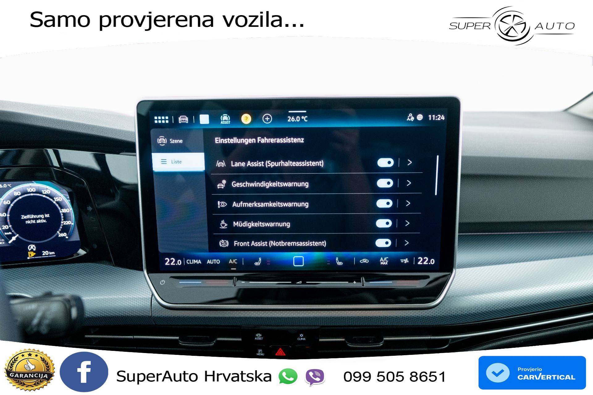 VW Golf 8 2.0 TDI DSG Life 150 KS, LED+ACC+GR SJED+KAM+VIRT+PDC