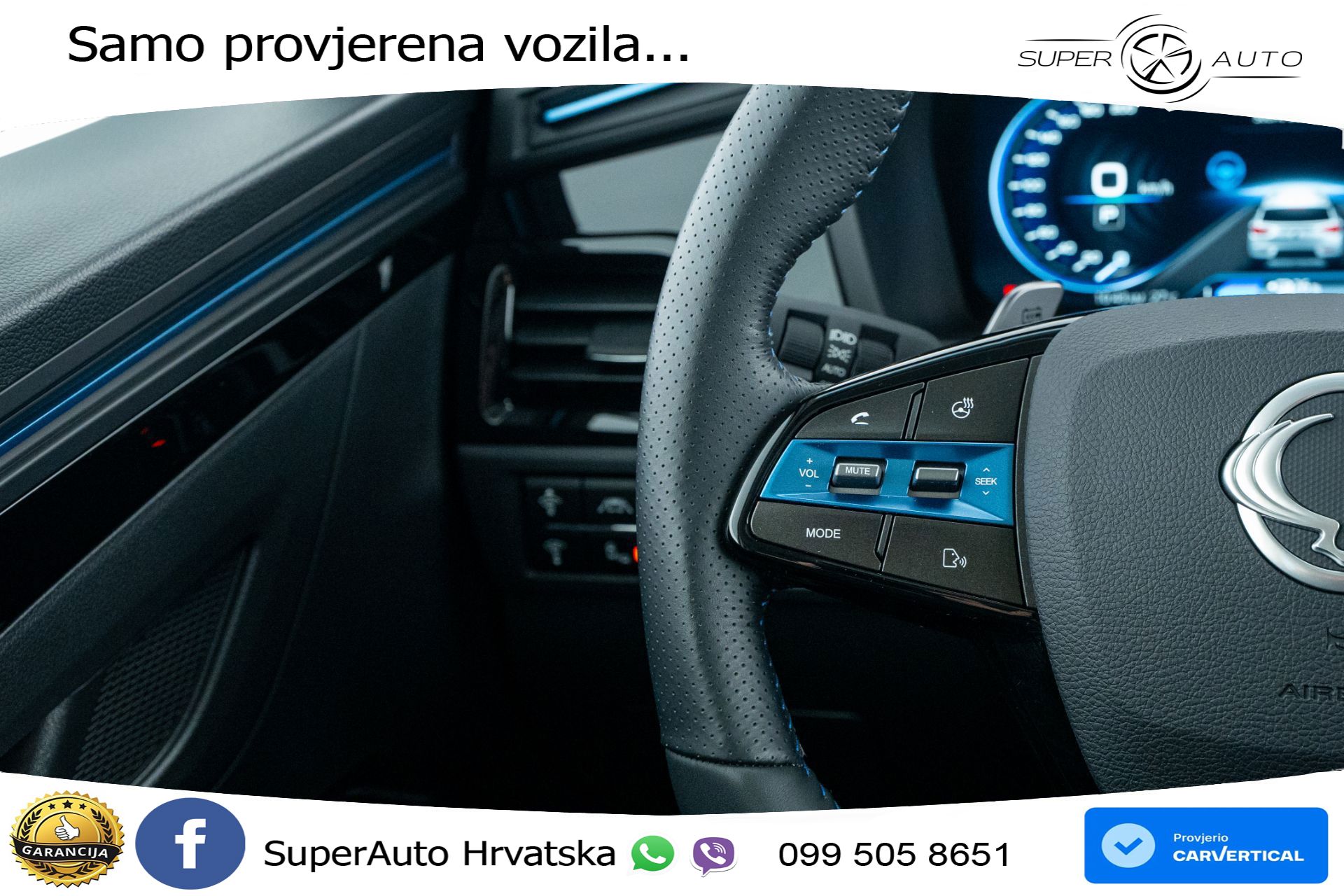 NOVO SsangYong Korando E-Motion 61.5 kWh Limited 207 KS, LED+ACC+GR SJED+KAM+PDC
