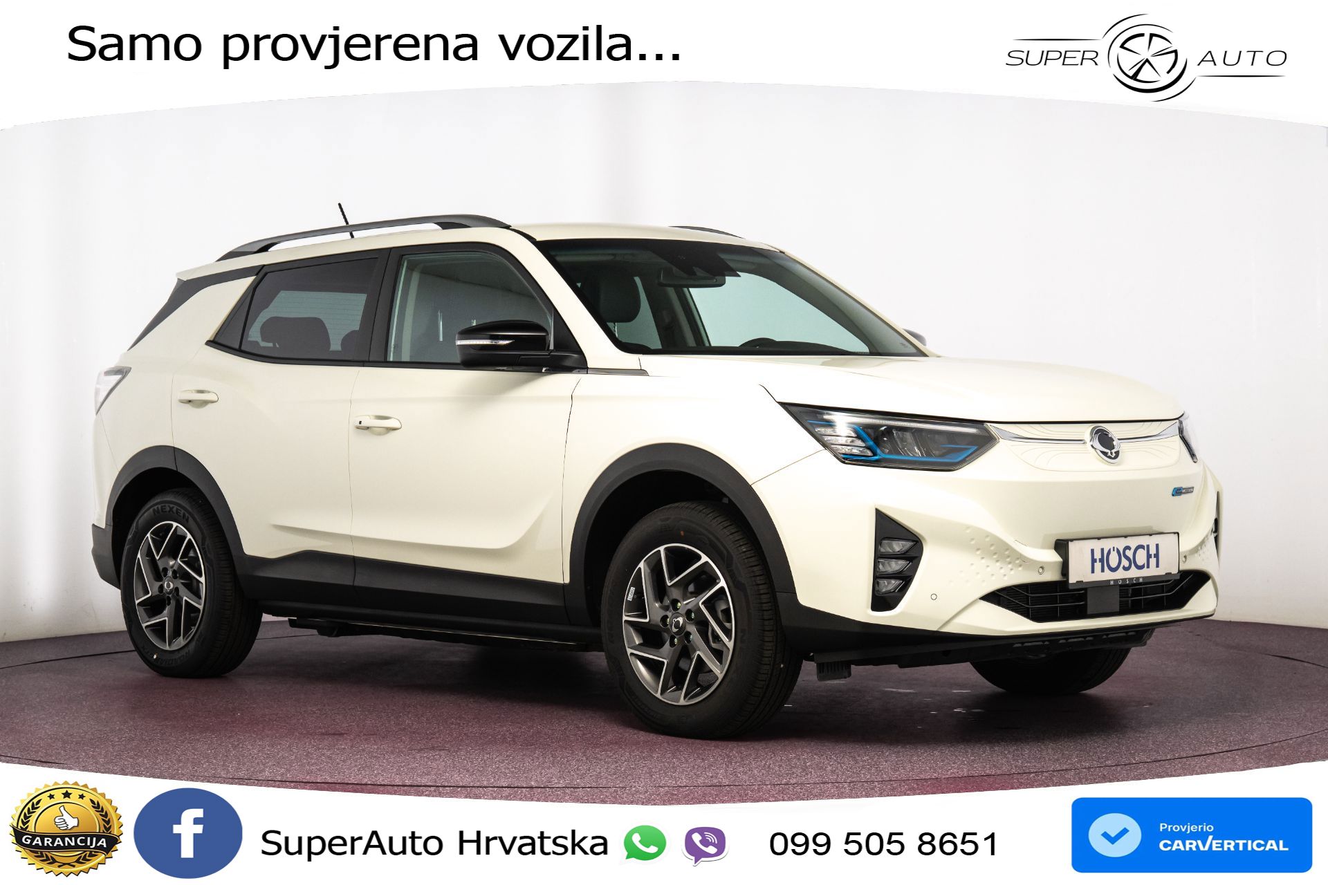 NOVO SsangYong Korando E-Motion 61.5 kWh Limited 207 KS, LED+ACC+GR SJED+KAM+PDC