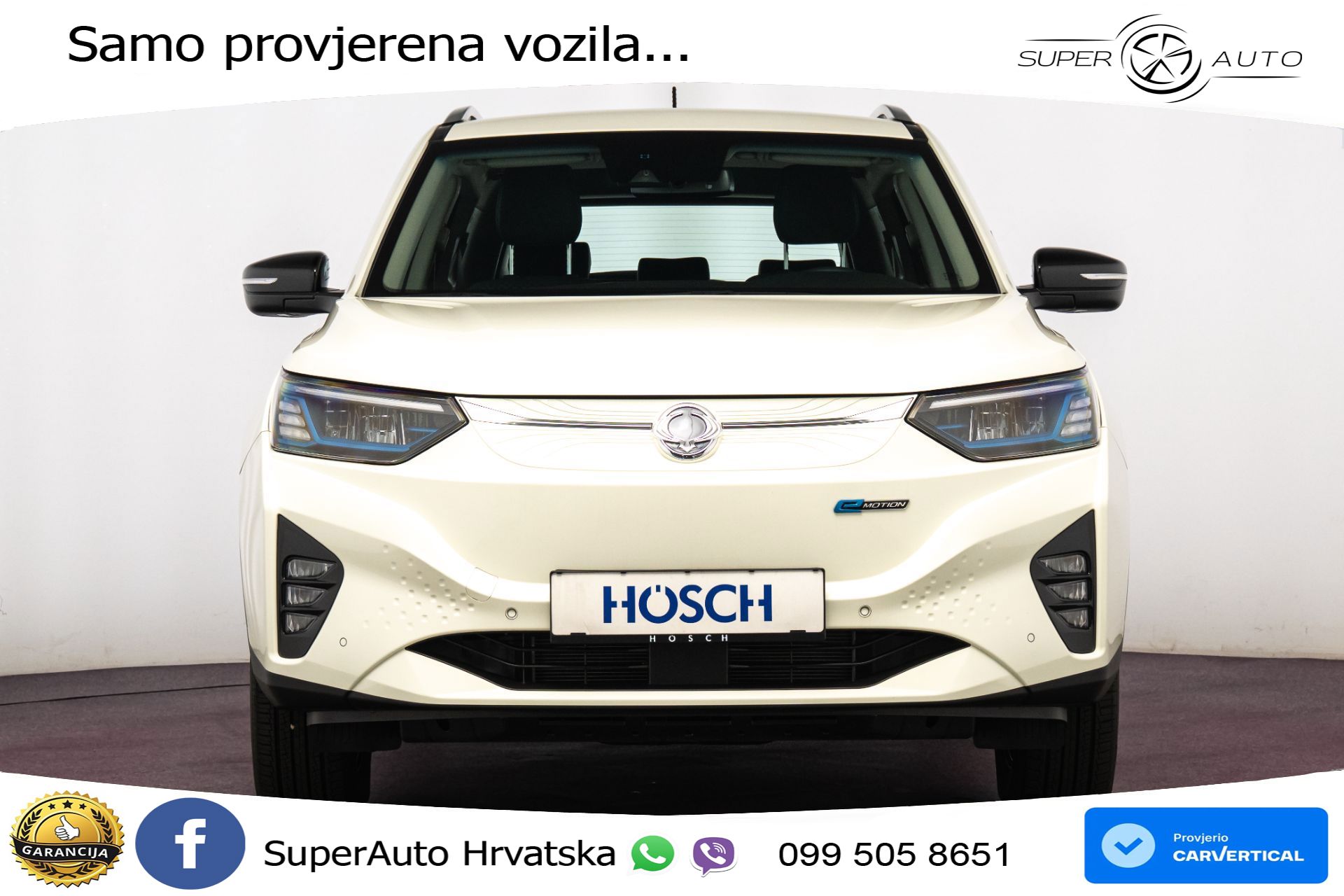 NOVO SsangYong Korando E-Motion 61.5 kWh Limited 207 KS, LED+ACC+GR SJED+KAM+PDC