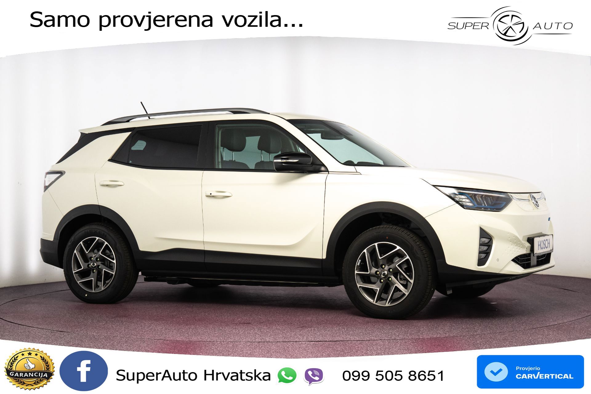 NOVO SsangYong Korando E-Motion 61.5 kWh Limited 207 KS, LED+ACC+GR SJED+KAM+PDC