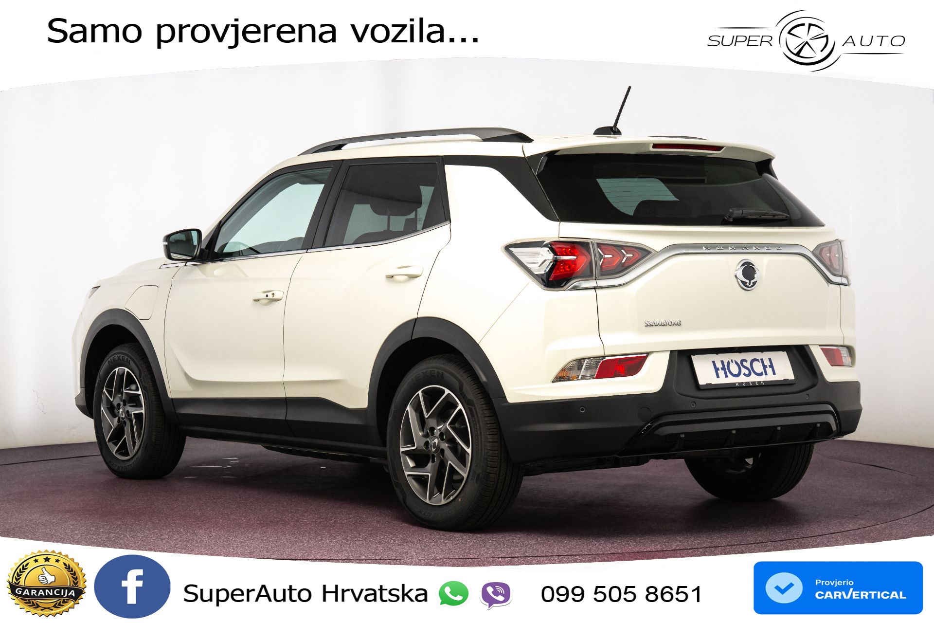 NOVO SsangYong Korando E-Motion 61.5 kWh Limited 207 KS, LED+ACC+GR SJED+KAM+PDC