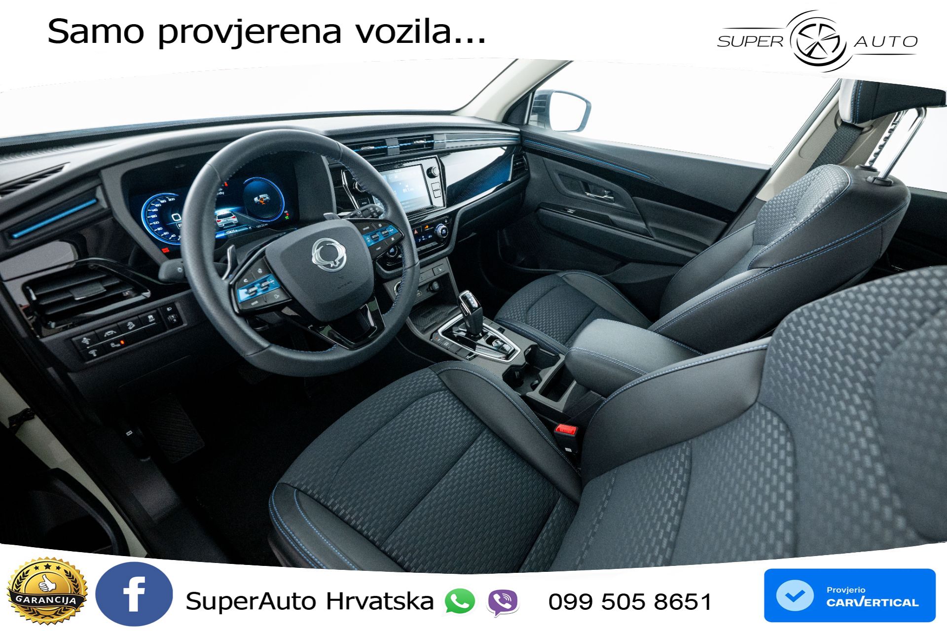 NOVO SsangYong Korando E-Motion 61.5 kWh Limited 207 KS, LED+ACC+GR SJED+KAM+PDC