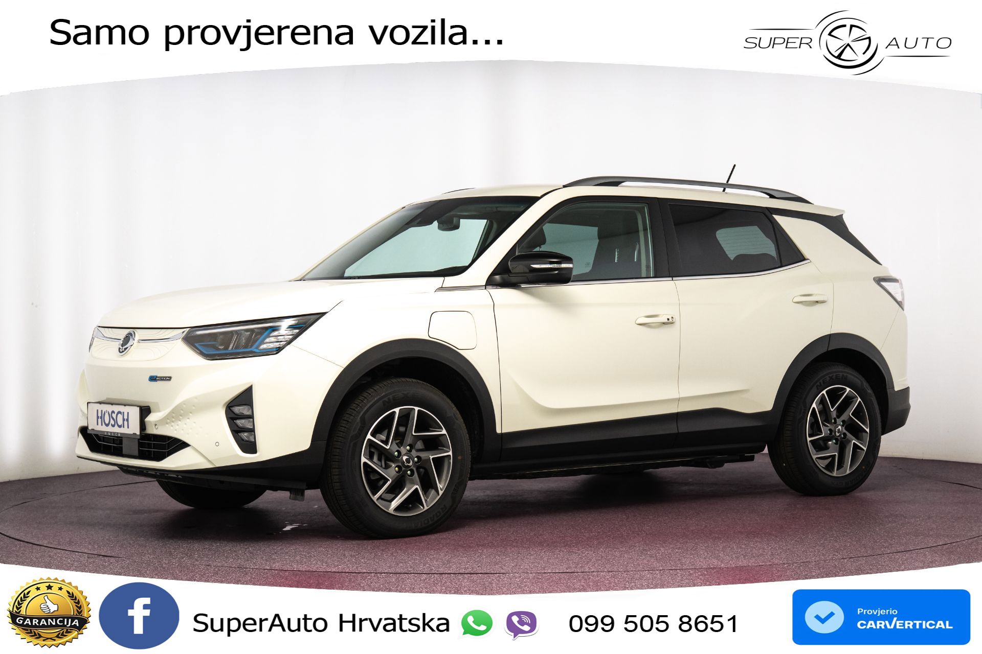NOVO SsangYong Korando E-Motion 61.5 kWh Limited 207 KS, LED+ACC+GR SJED+KAM+PDC