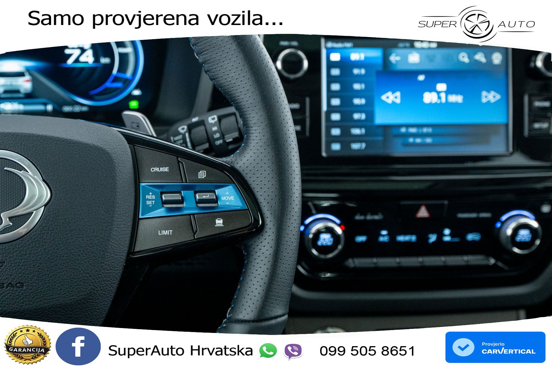NOVO SsangYong Korando E-Motion 61.5 kWh Limited 207 KS, LED+ACC+GR SJED+KAM+PDC