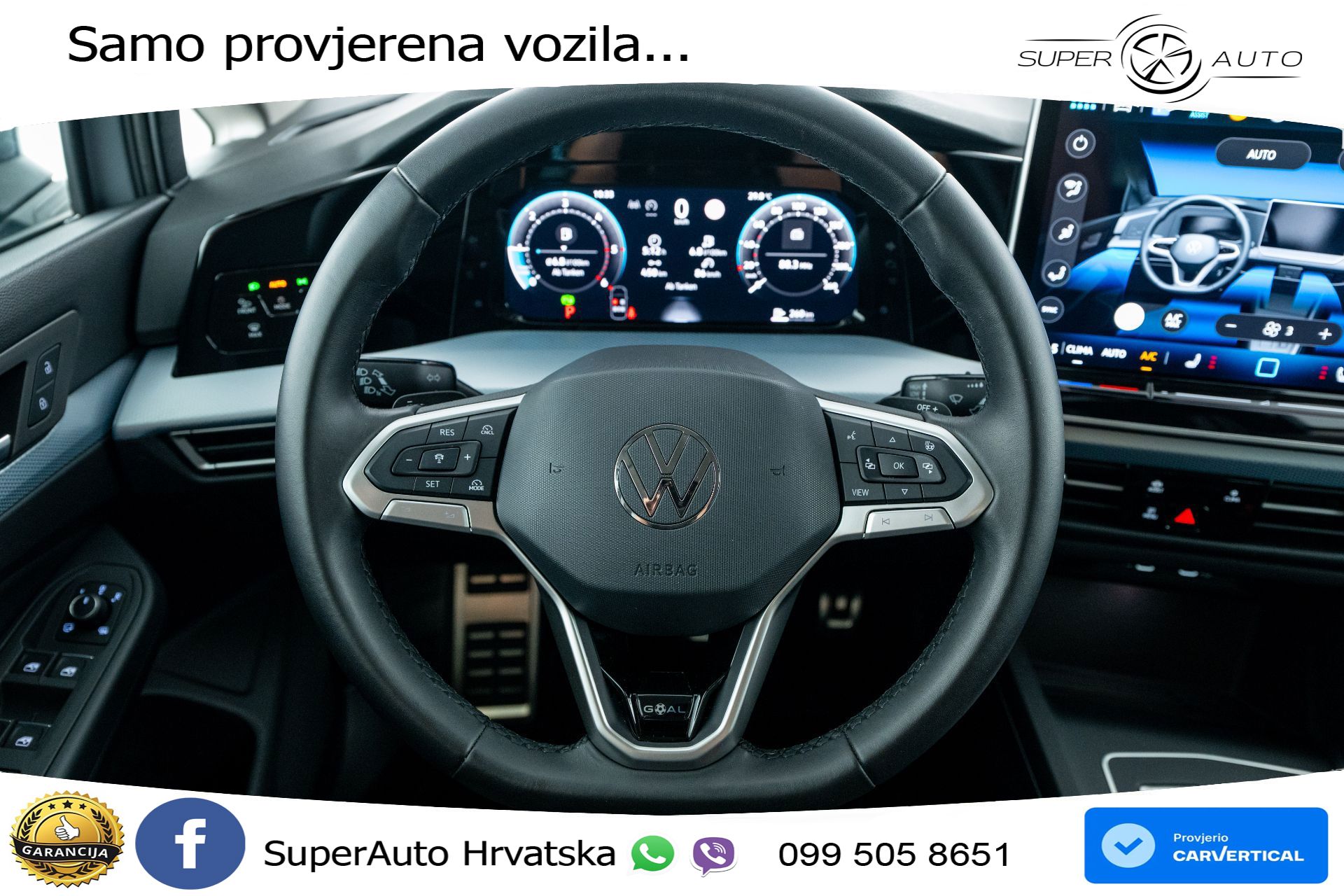 VW Golf 8 2.0 TDI DSG Life 150 KS, LED+ACC+GR SJED+KAM+VIRT+ASIST