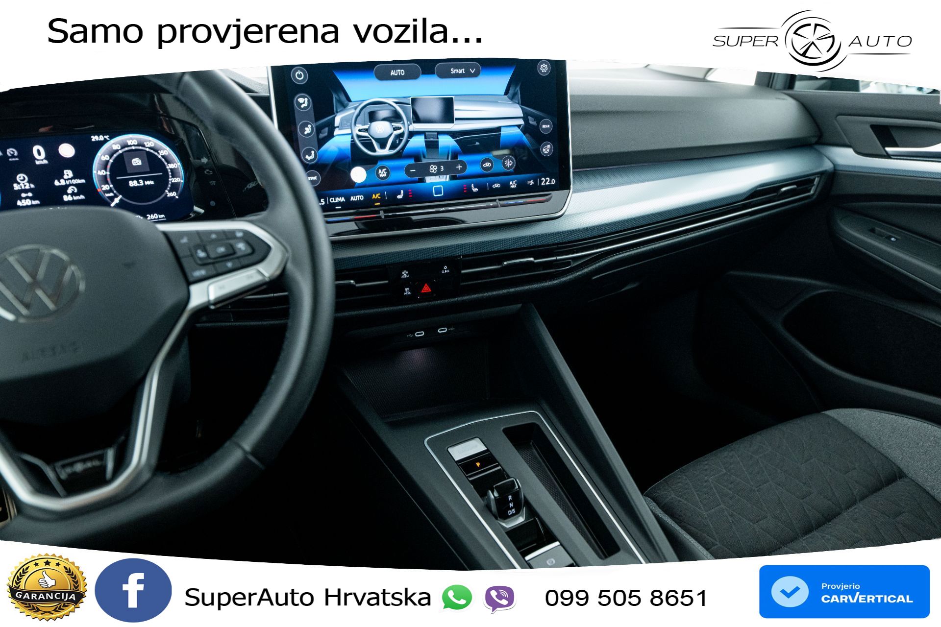 VW Golf 8 2.0 TDI DSG Life 150 KS, LED+ACC+GR SJED+KAM+VIRT+ASIST
