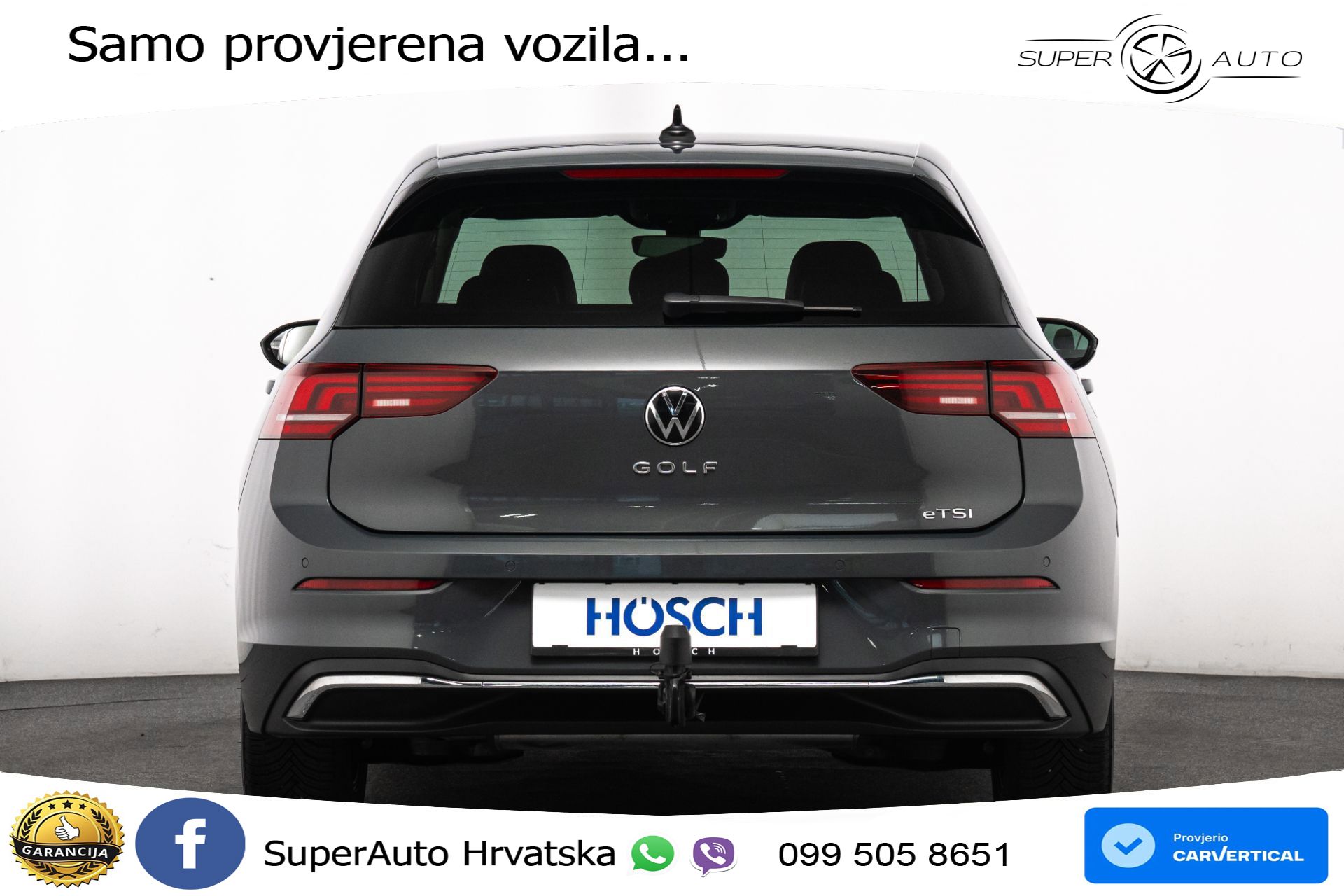 VW Golf 8 1.5 eTSI DSG Life 150 KS, LED+ACC+GR SJED+KAM+VIRT+PDC