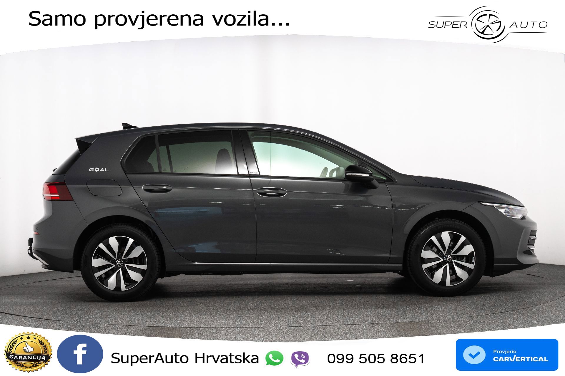 VW Golf 8 1.5 eTSI DSG Life 150 KS, LED+ACC+GR SJED+KAM+VIRT+PDC