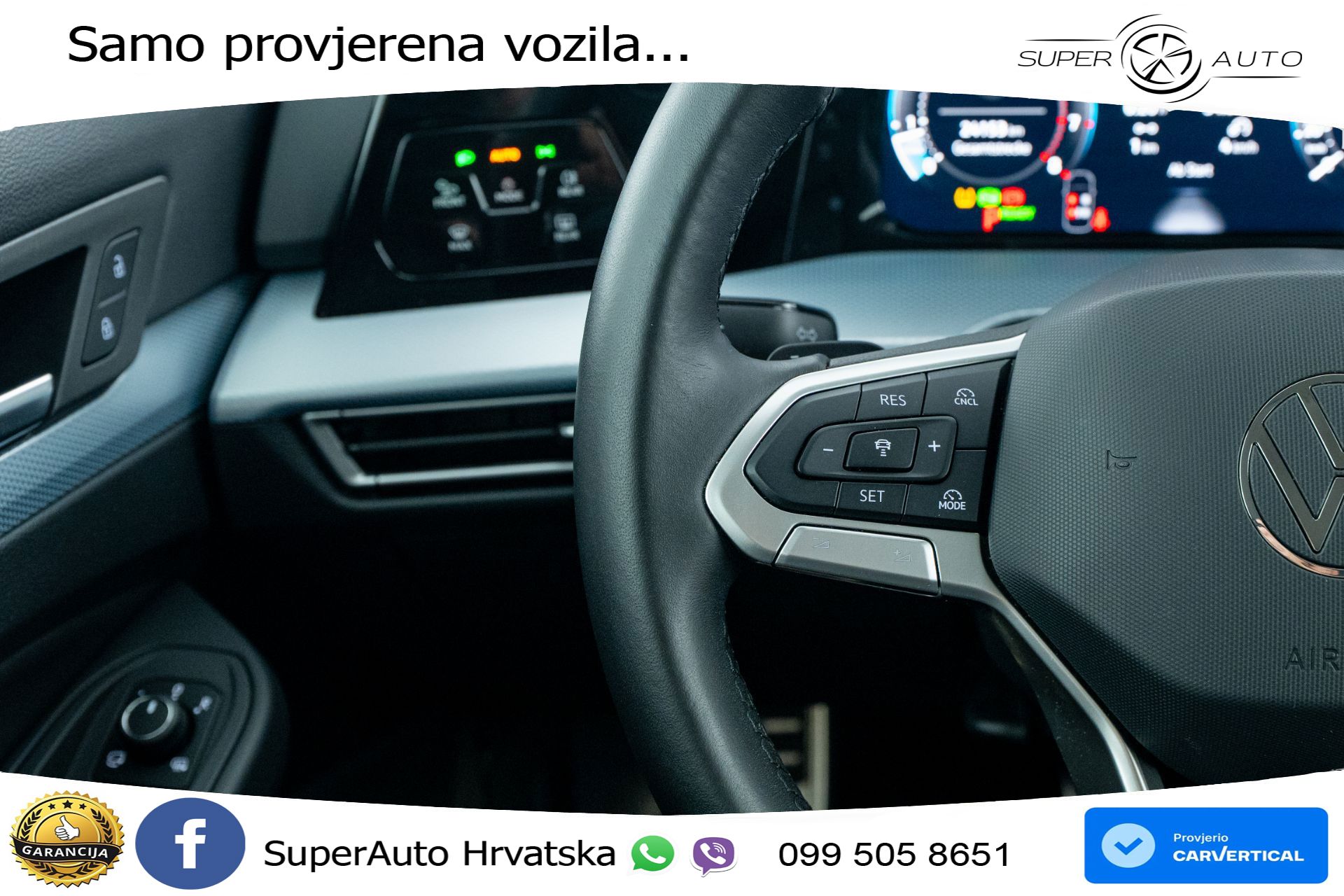 VW Golf 8 1.5 eTSI DSG Life 150 KS, LED+ACC+GR SJED+KAM+VIRT+PDC