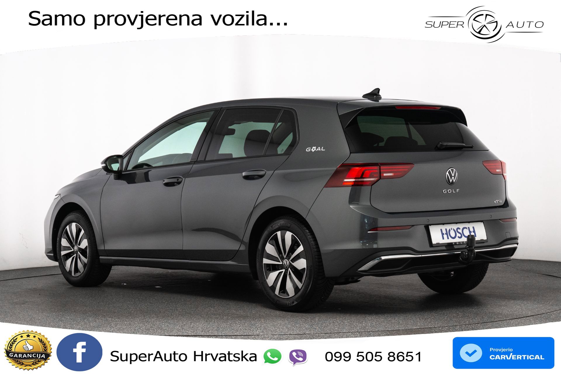 VW Golf 8 1.5 eTSI DSG Life 150 KS, LED+ACC+GR SJED+KAM+VIRT+PDC