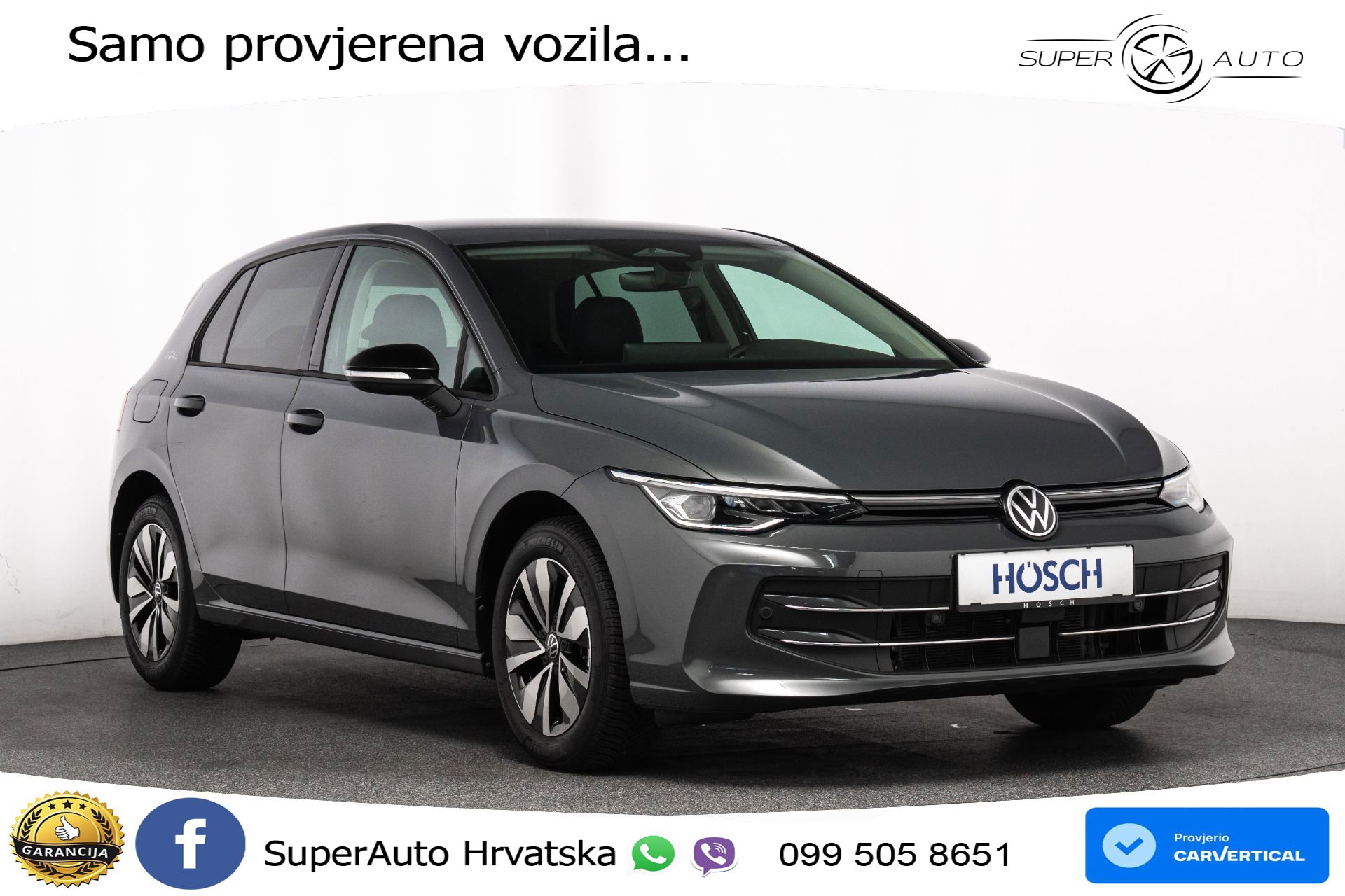 VW Golf 8 1.5 eTSI DSG Life 150 KS, LED+ACC+GR SJED+KAM+VIRT+PDC
