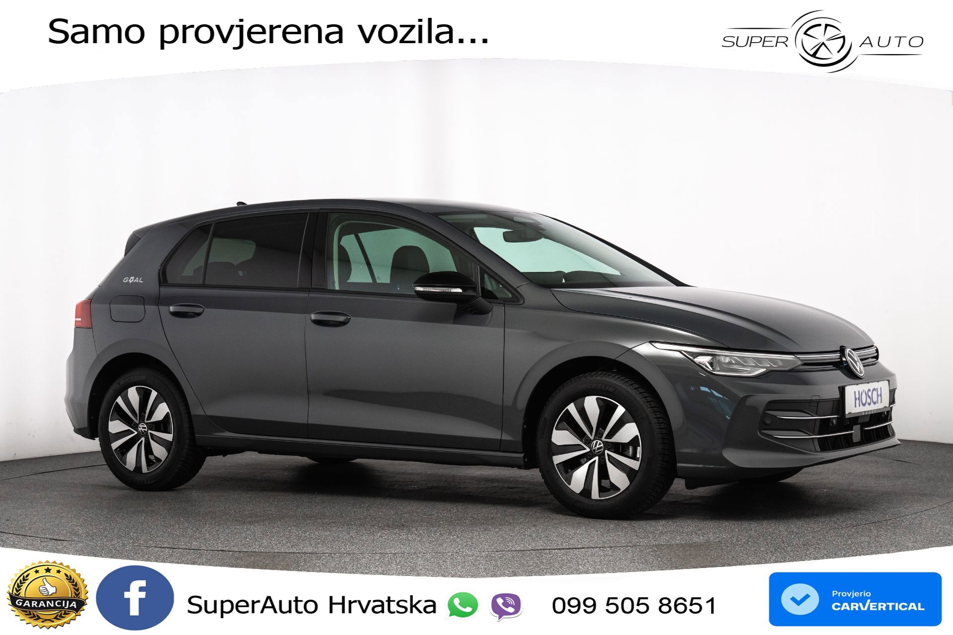 VW Golf 8 1.5 eTSI DSG Life 150 KS, LED+ACC+GR SJED+KAM+VIRT+PDC