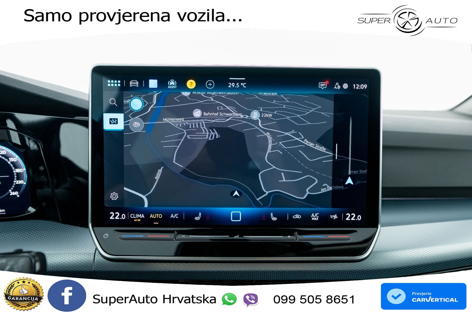 VW Golf 8 1.5 eTSI DSG Life 150 KS, LED+ACC+GR SJED+KAM+VIRT+PDC