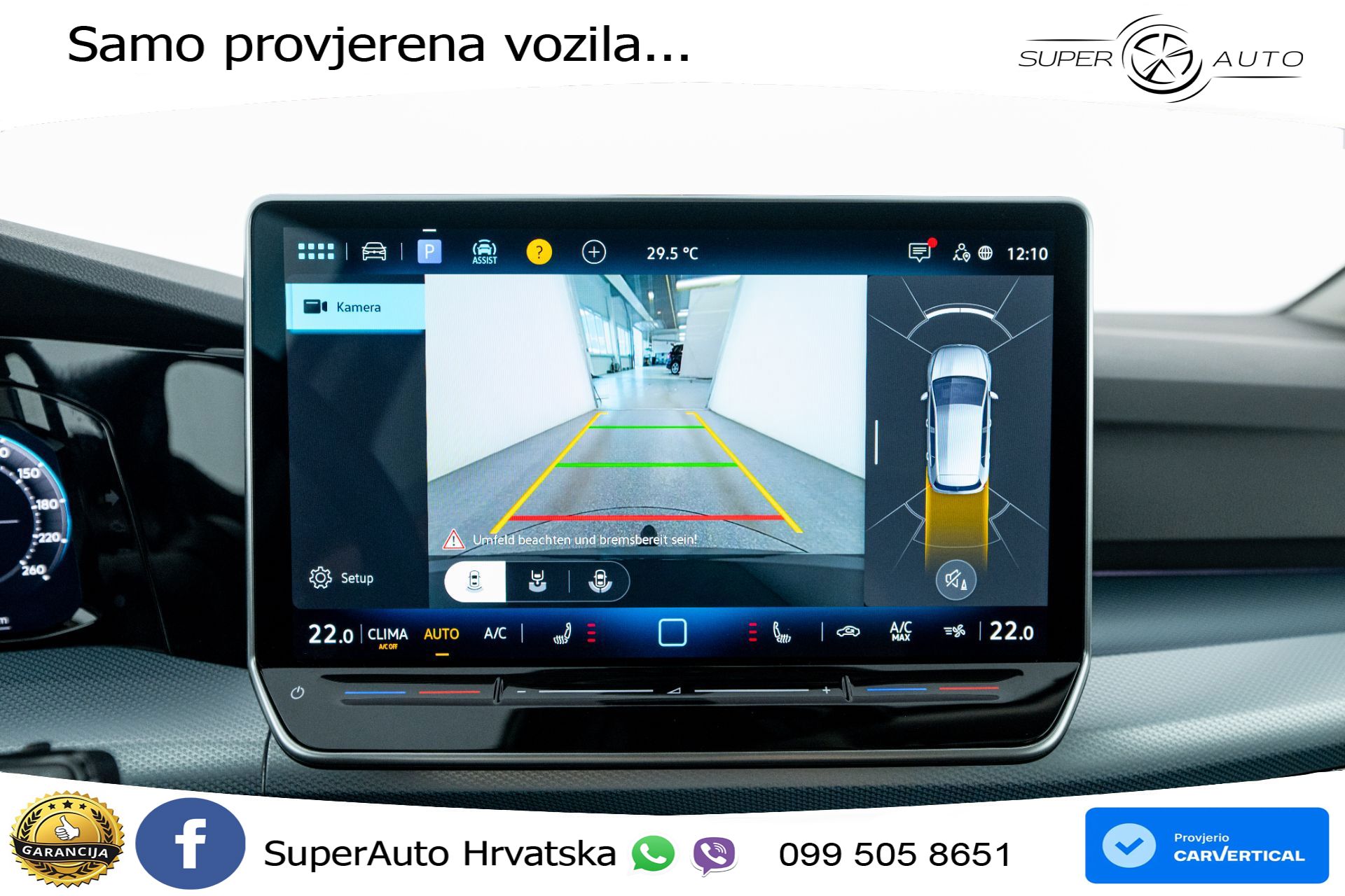VW Golf 8 1.5 eTSI DSG Life 150 KS, LED+ACC+GR SJED+KAM+VIRT+PDC