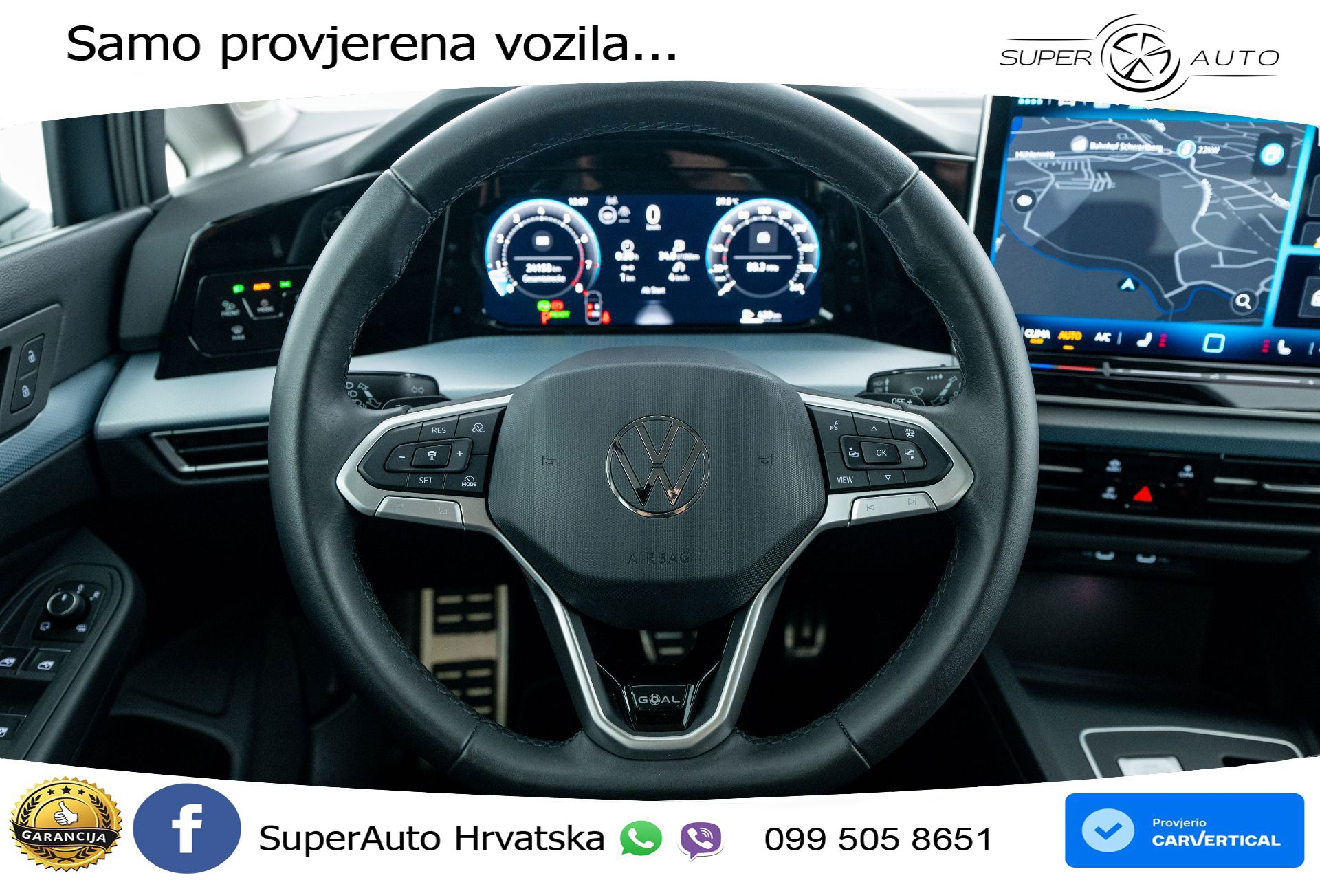 VW Golf 8 1.5 eTSI DSG Life 150 KS, LED+ACC+GR SJED+KAM+VIRT+PDC